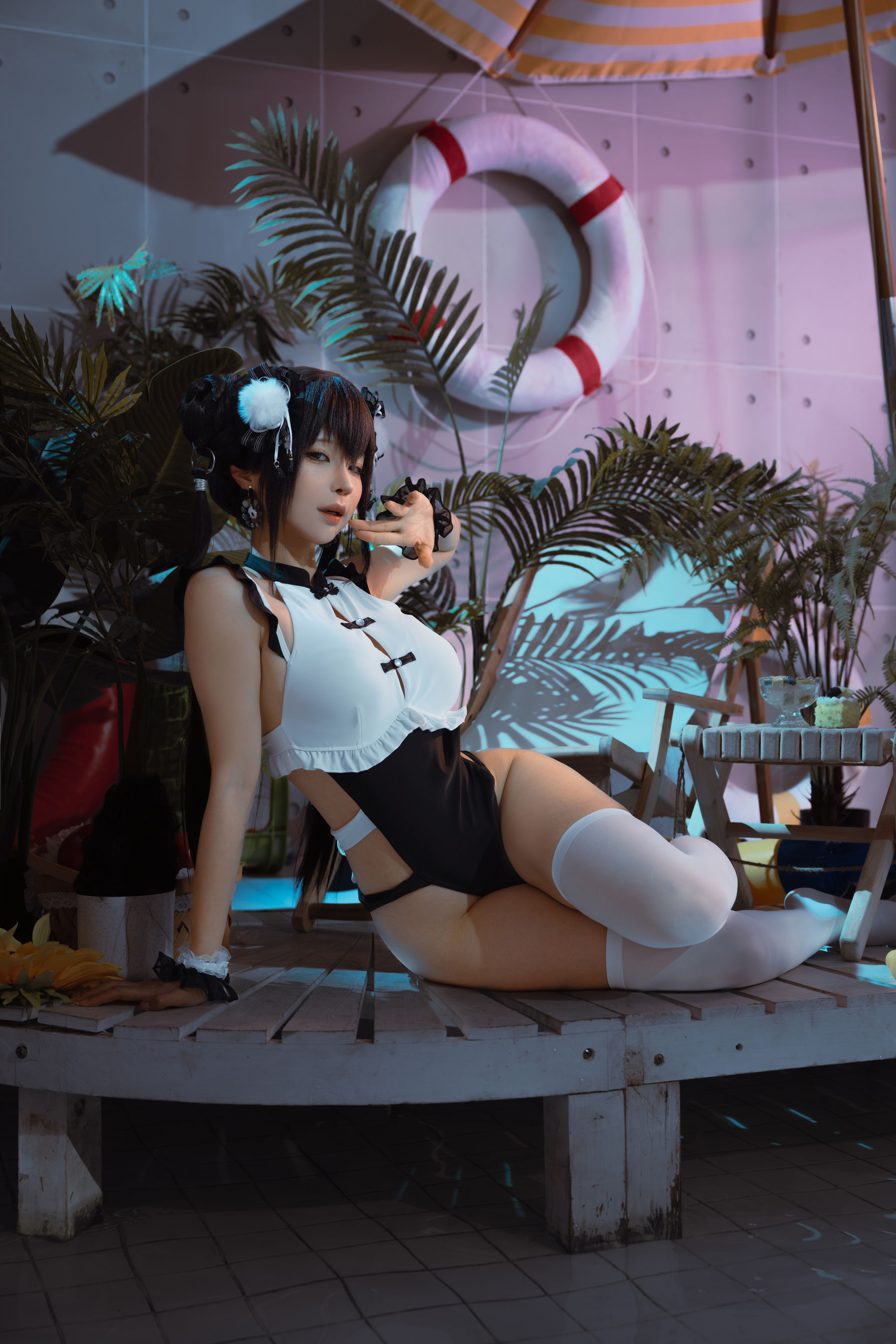 动漫博主蠢沫沫 - 熊猫娘/(105P)