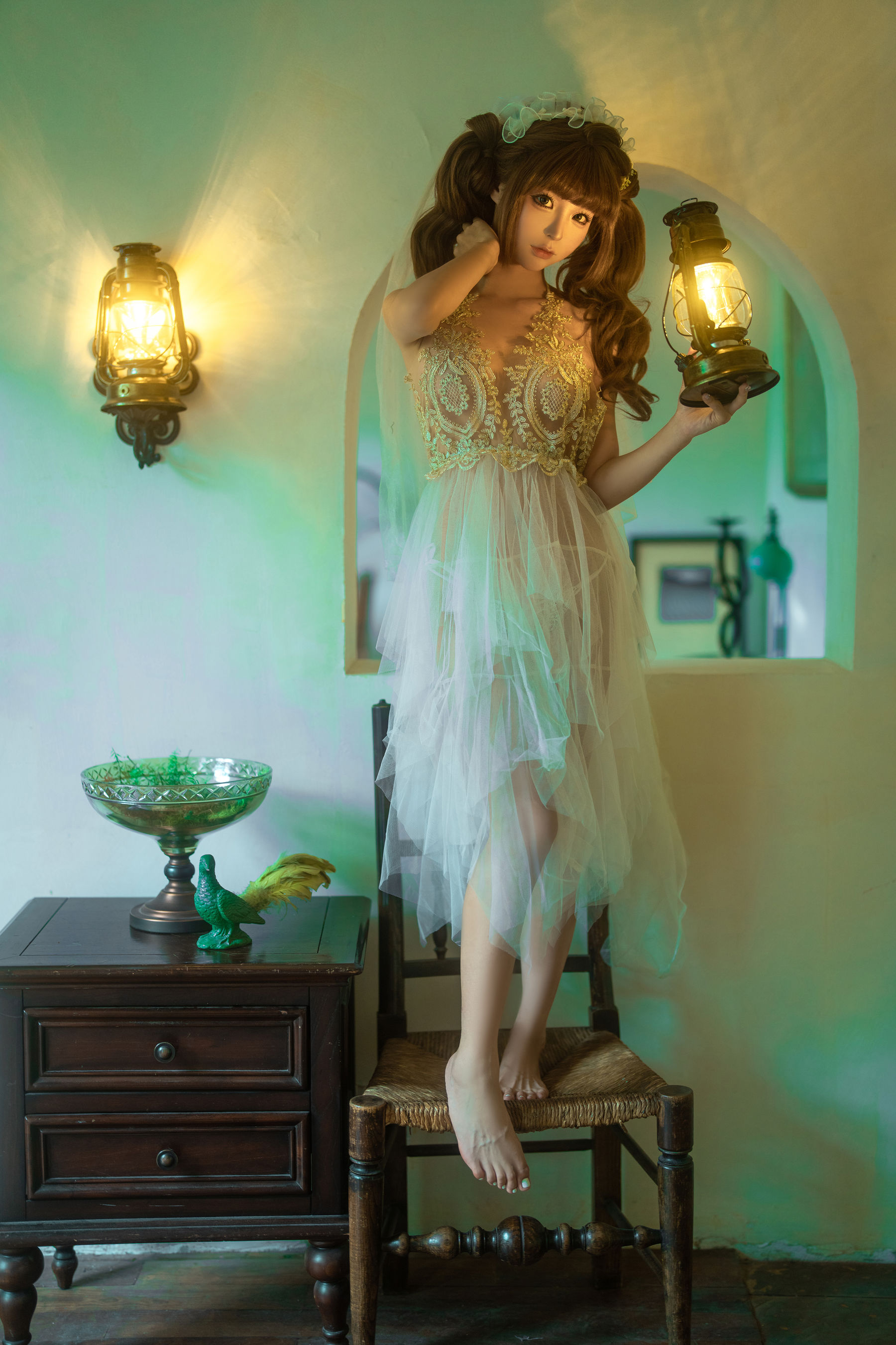 动漫博主蠢沫沫 - 烛灯/(39P)