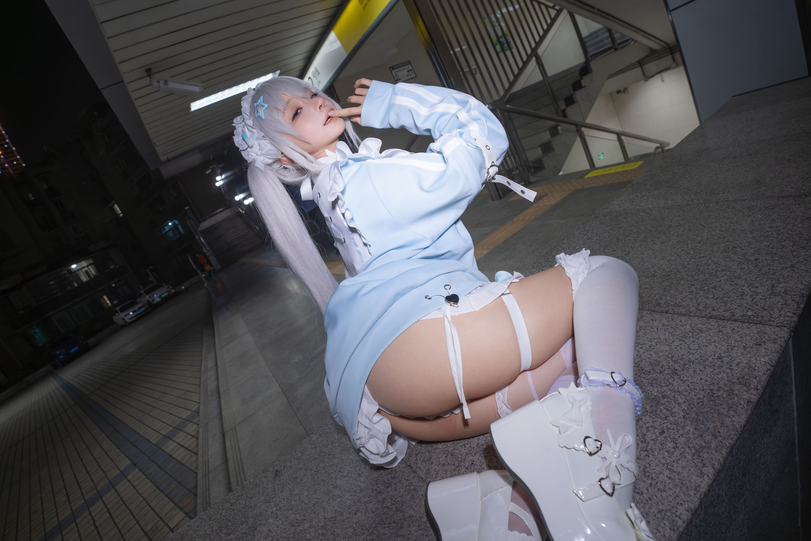 动漫博主蠢沫沫 - 水色/(188P)