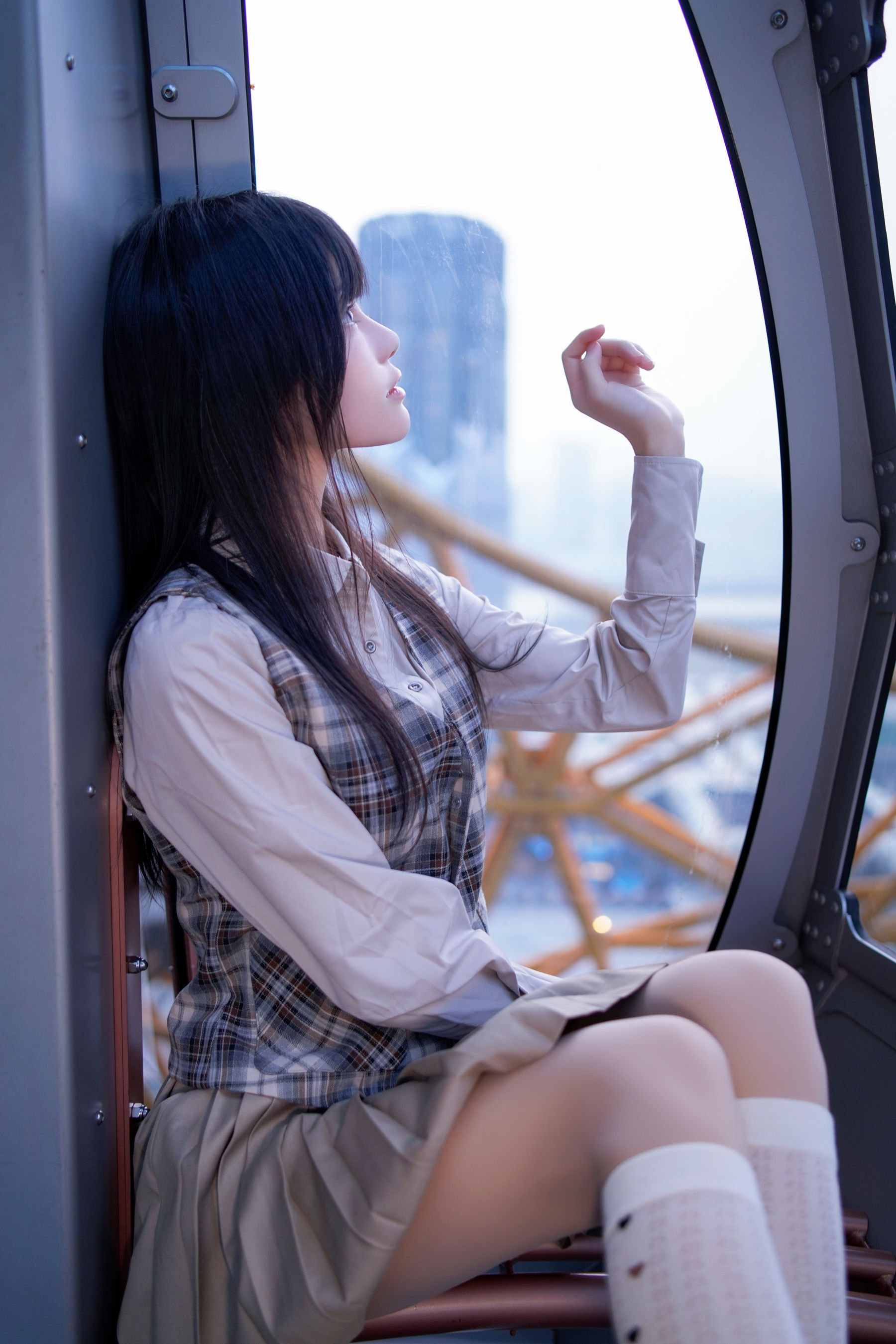 桜桃喵 - 制服摩天轮/(27P)