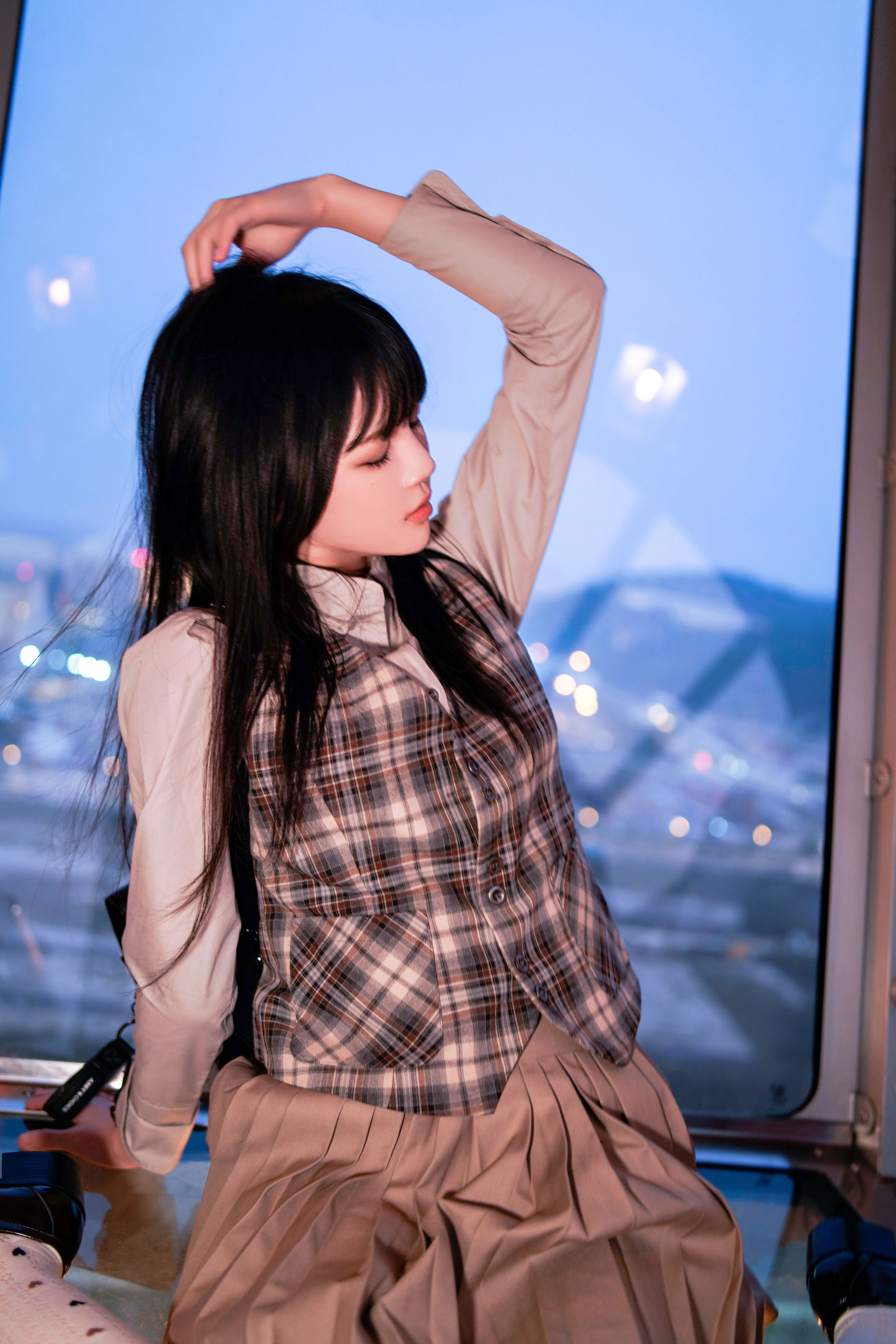 桜桃喵 - 制服摩天轮/(27P)