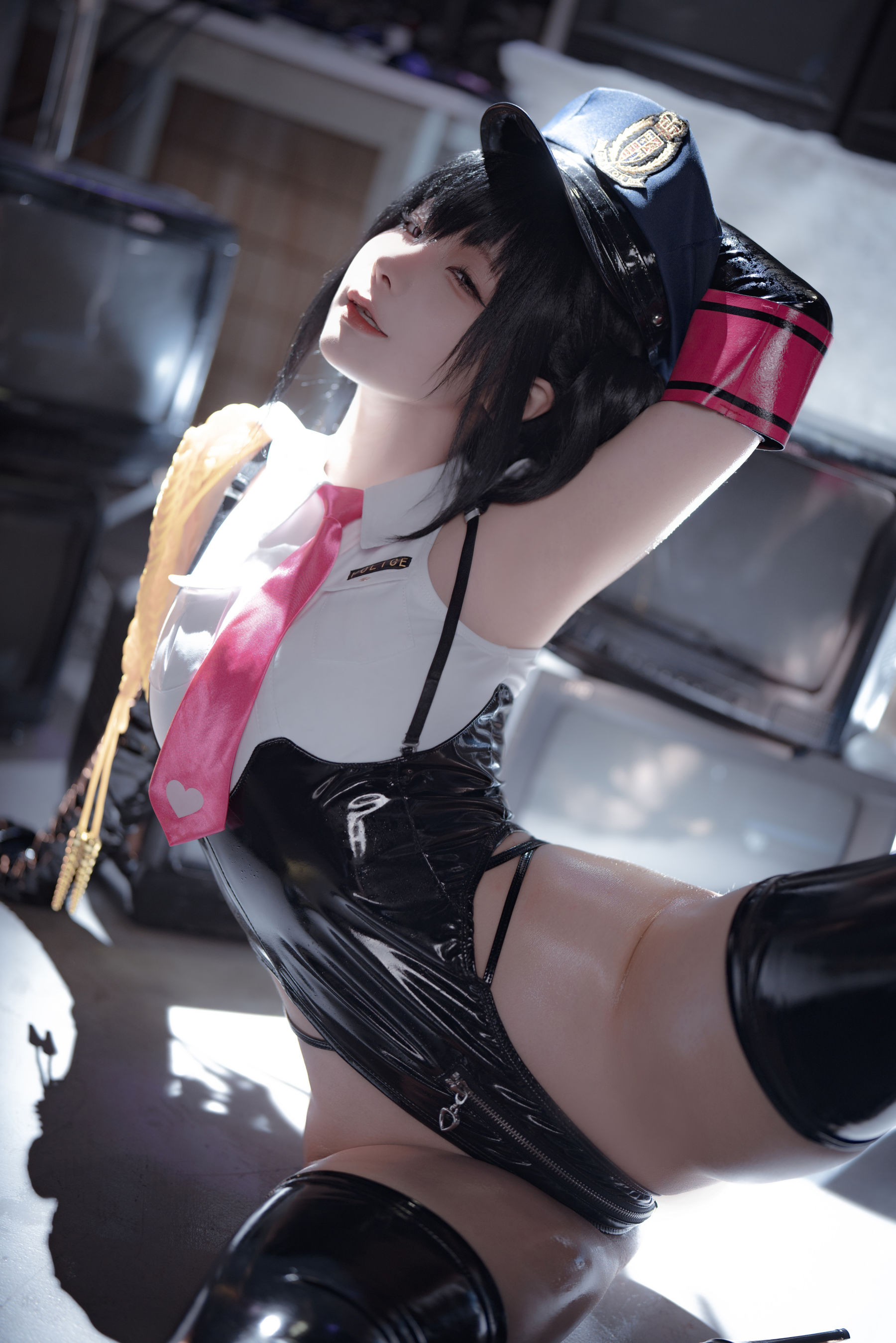 动漫博主蠢沫沫 - 沙希女警/(118P)