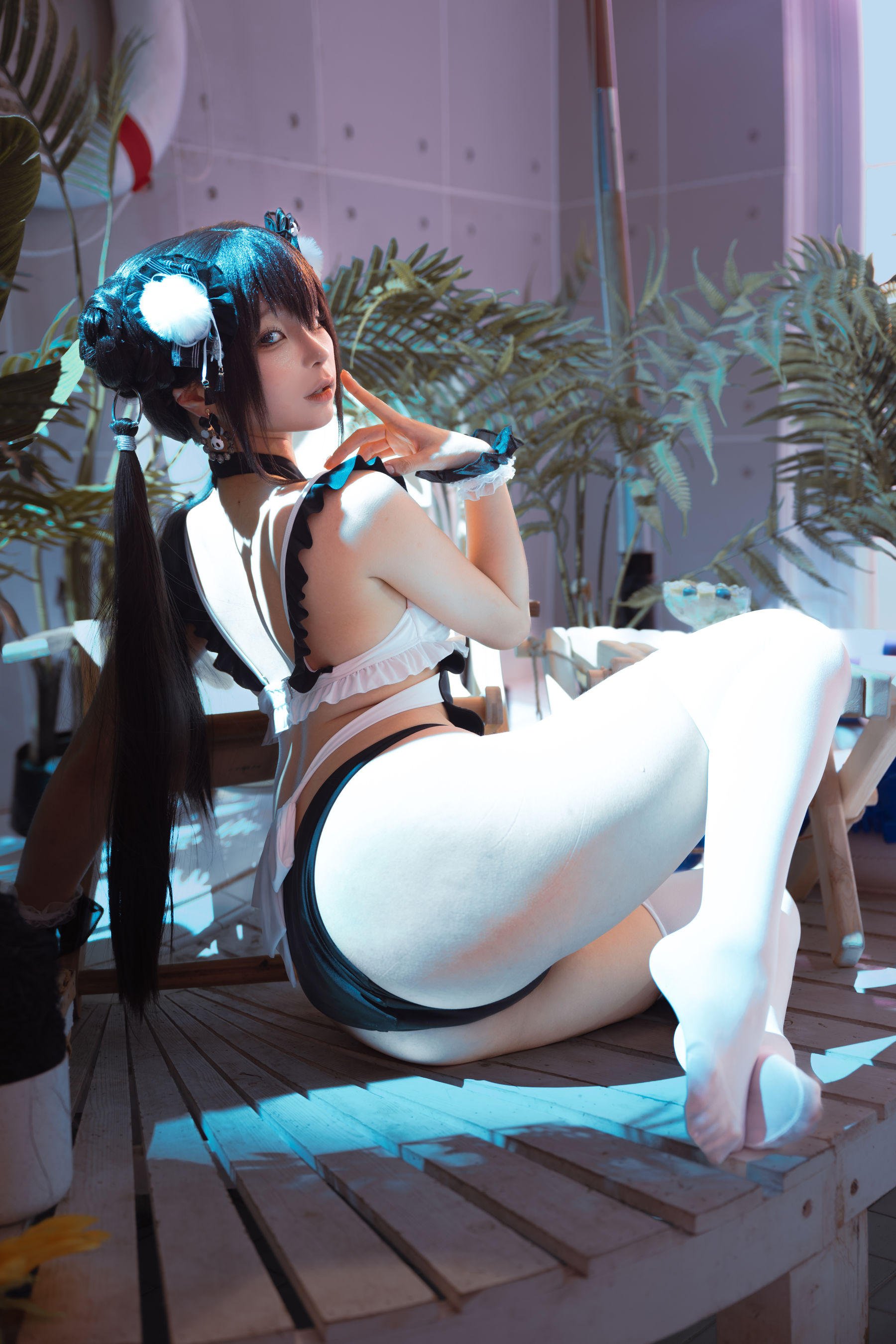 动漫博主蠢沫沫 - 熊猫娘/(105P)