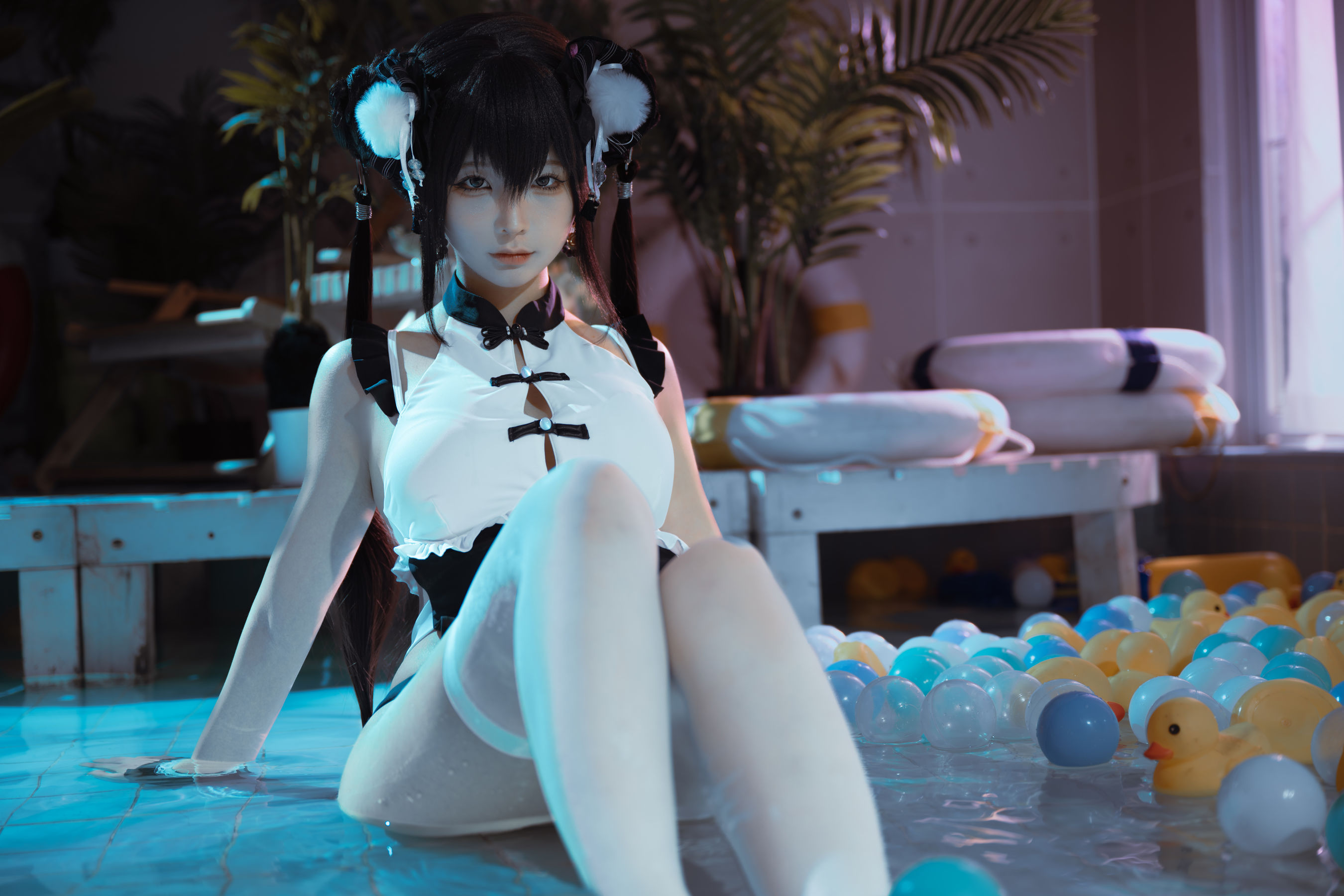 动漫博主蠢沫沫 - 熊猫娘/(105P)