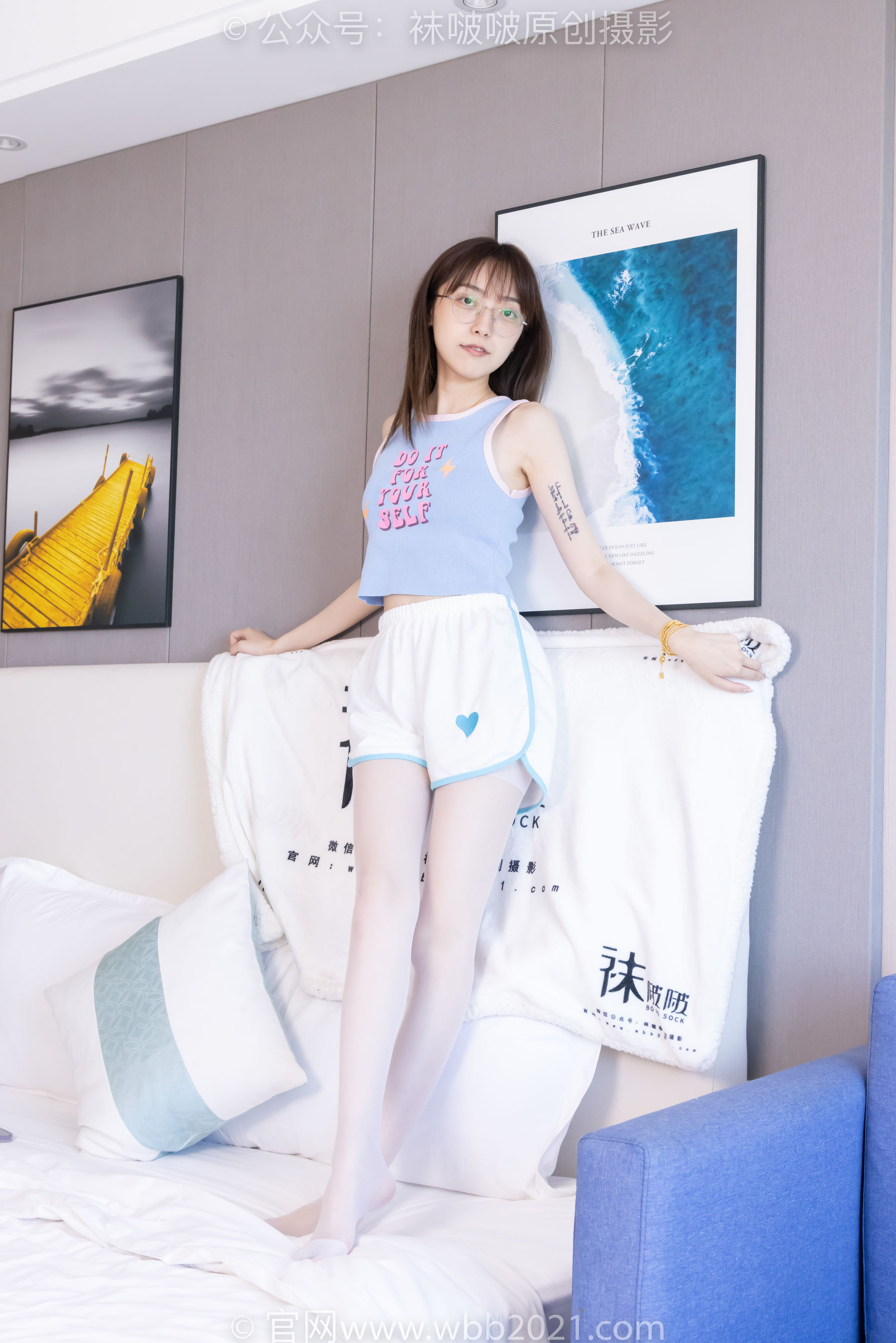 BoBoSocks袜啵啵 No.479 稚予 - 短靴、长筒白棉袜、白丝/(140P)