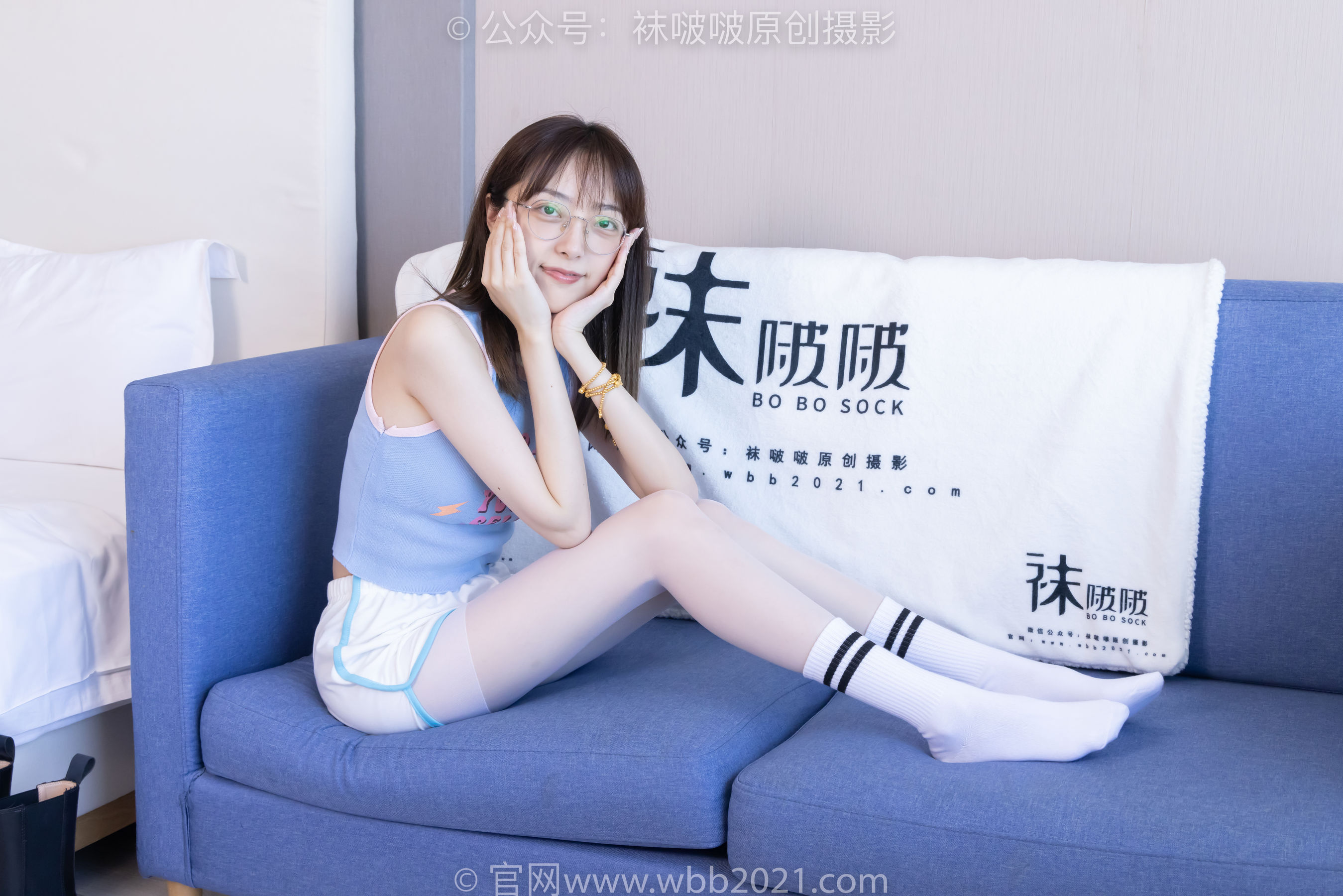 BoBoSocks袜啵啵 No.479 稚予 - 短靴、长筒白棉袜、白丝/(140P)