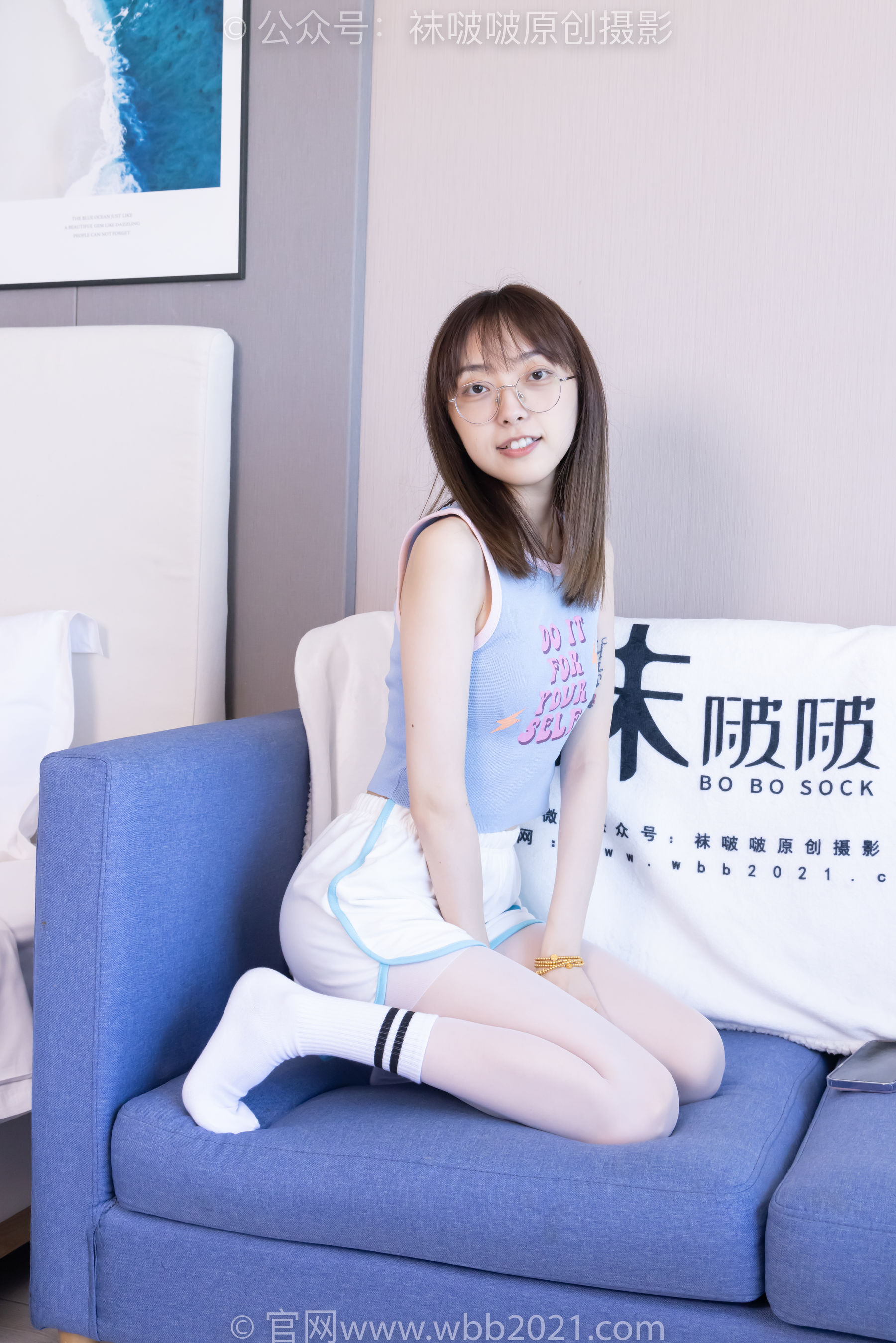 BoBoSocks袜啵啵 No.479 稚予 - 短靴、长筒白棉袜、白丝/(140P)