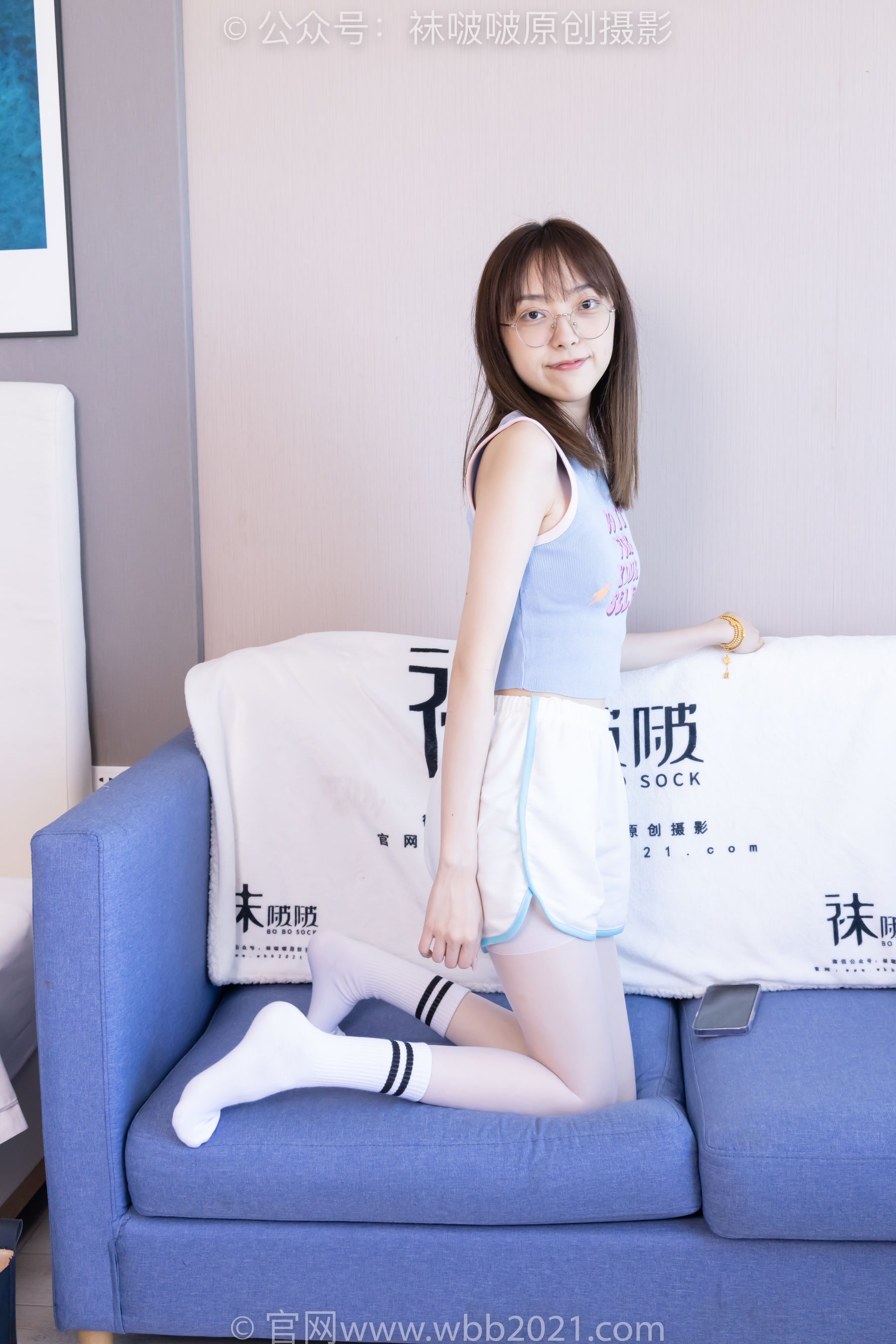 BoBoSocks袜啵啵 No.479 稚予 - 短靴、长筒白棉袜、白丝/(140P)