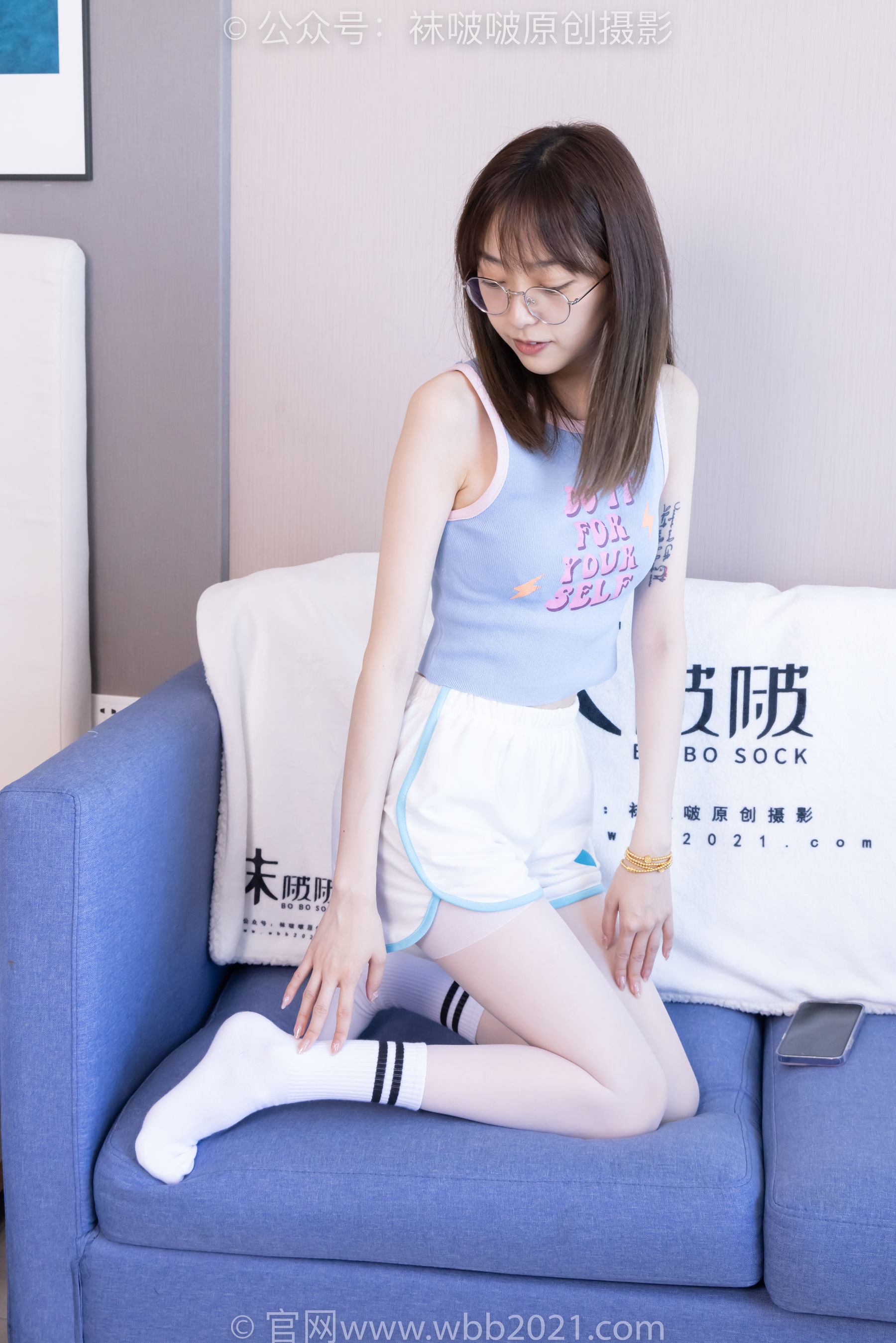 BoBoSocks袜啵啵 No.479 稚予 - 短靴、长筒白棉袜、白丝/(140P)