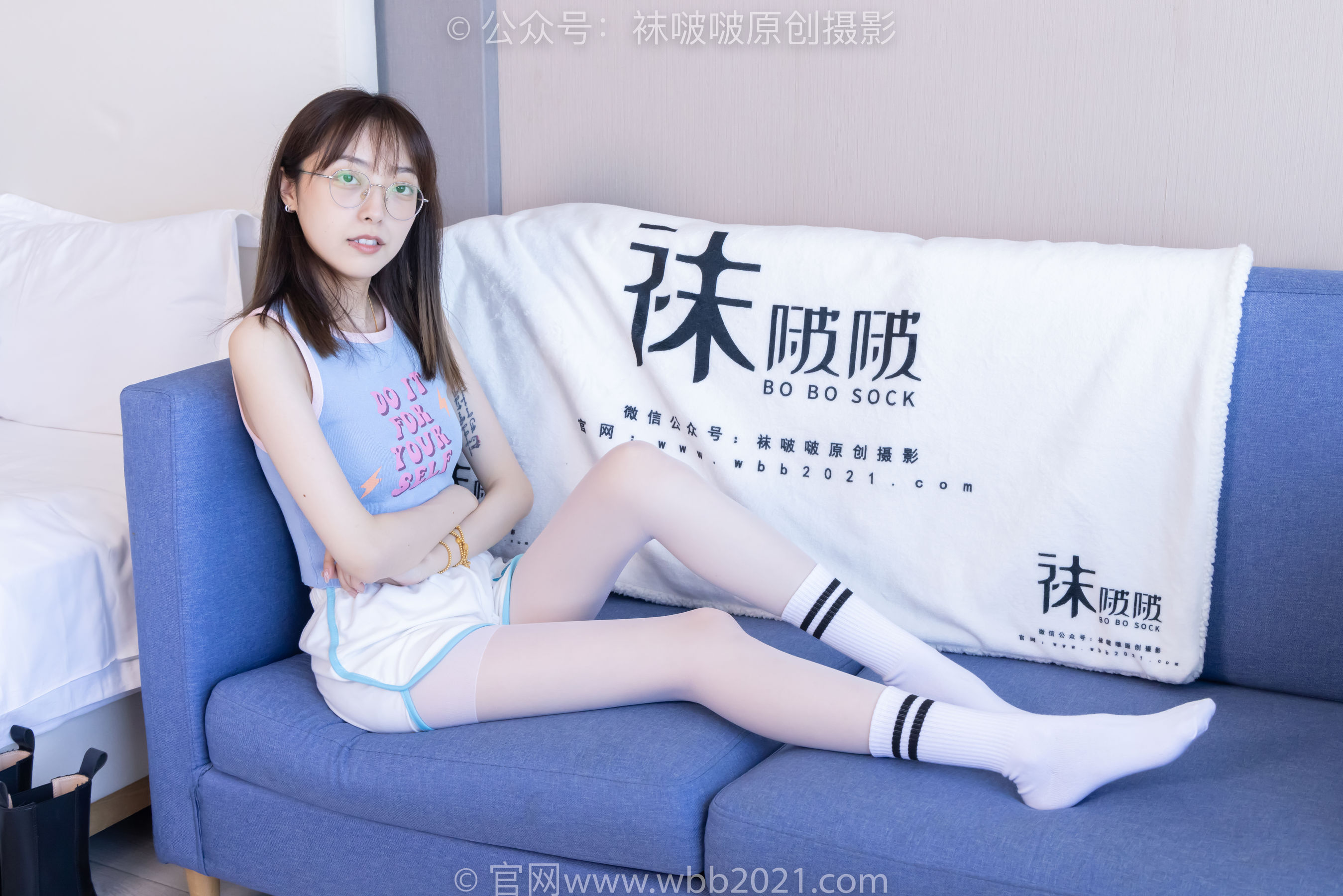 BoBoSocks袜啵啵 No.479 稚予 - 短靴、长筒白棉袜、白丝/(140P)