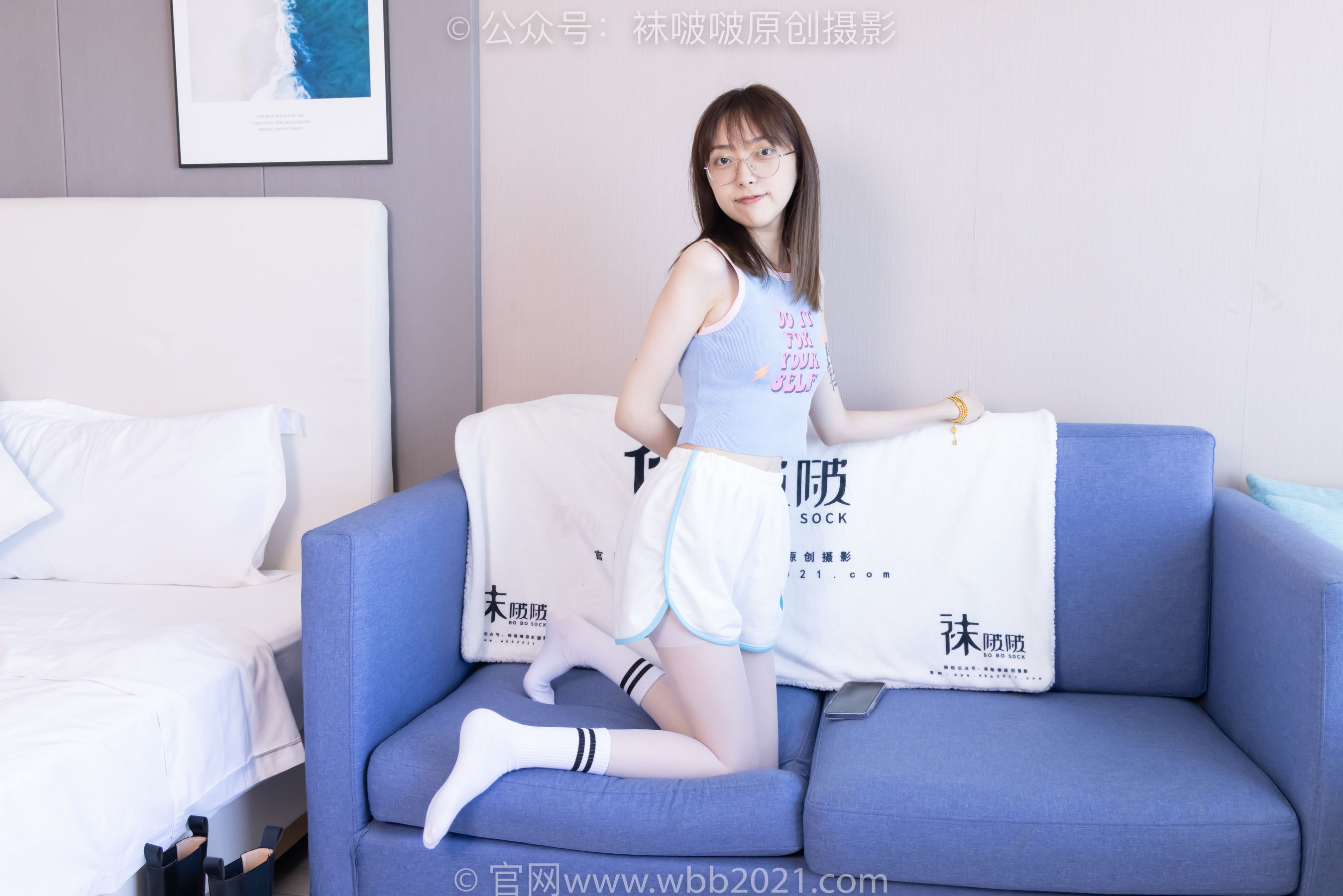 BoBoSocks袜啵啵 No.479 稚予 - 短靴、长筒白棉袜、白丝/(140P)