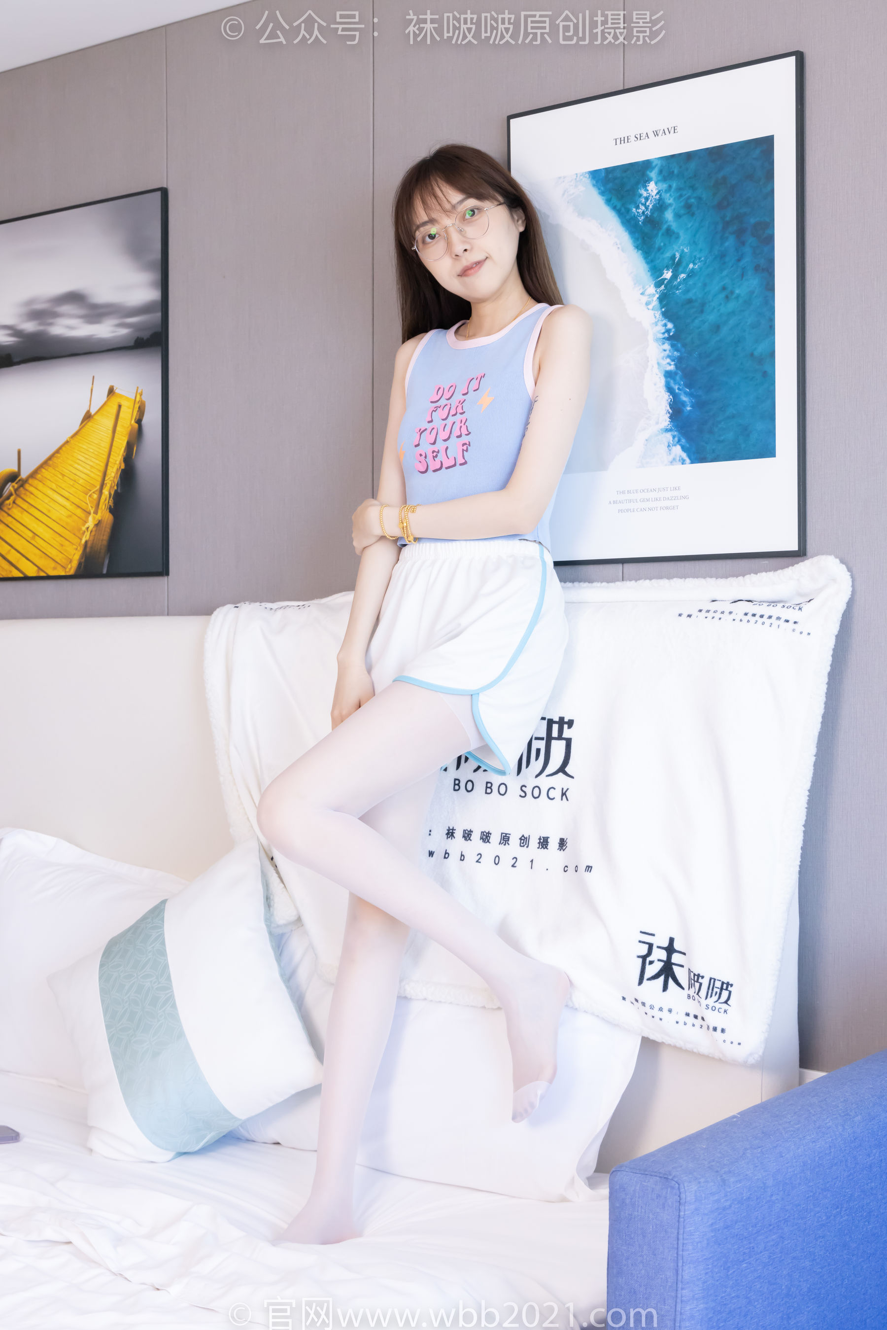 BoBoSocks袜啵啵 No.479 稚予 - 短靴、长筒白棉袜、白丝/(140P)