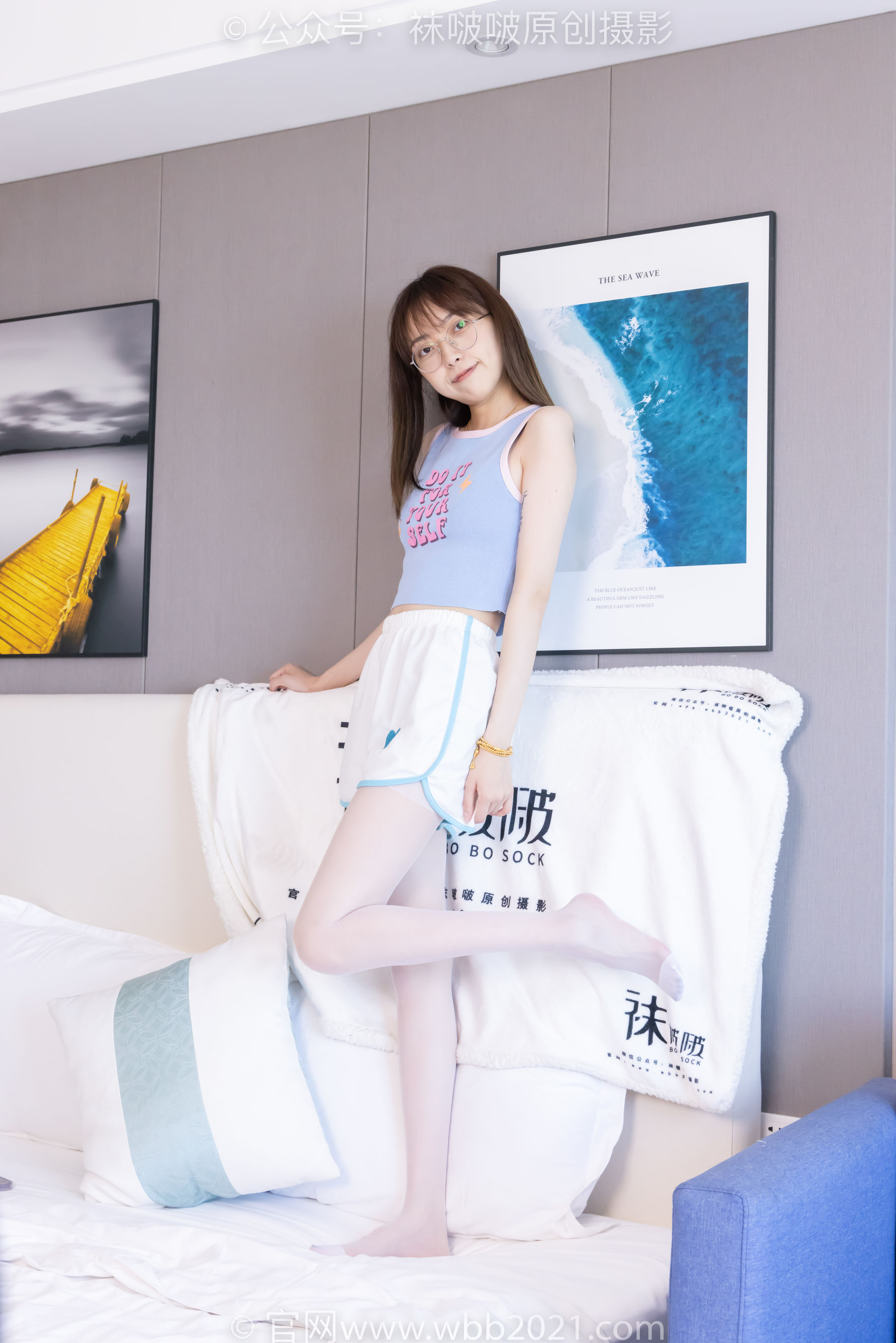 BoBoSocks袜啵啵 No.479 稚予 - 短靴、长筒白棉袜、白丝/(140P)
