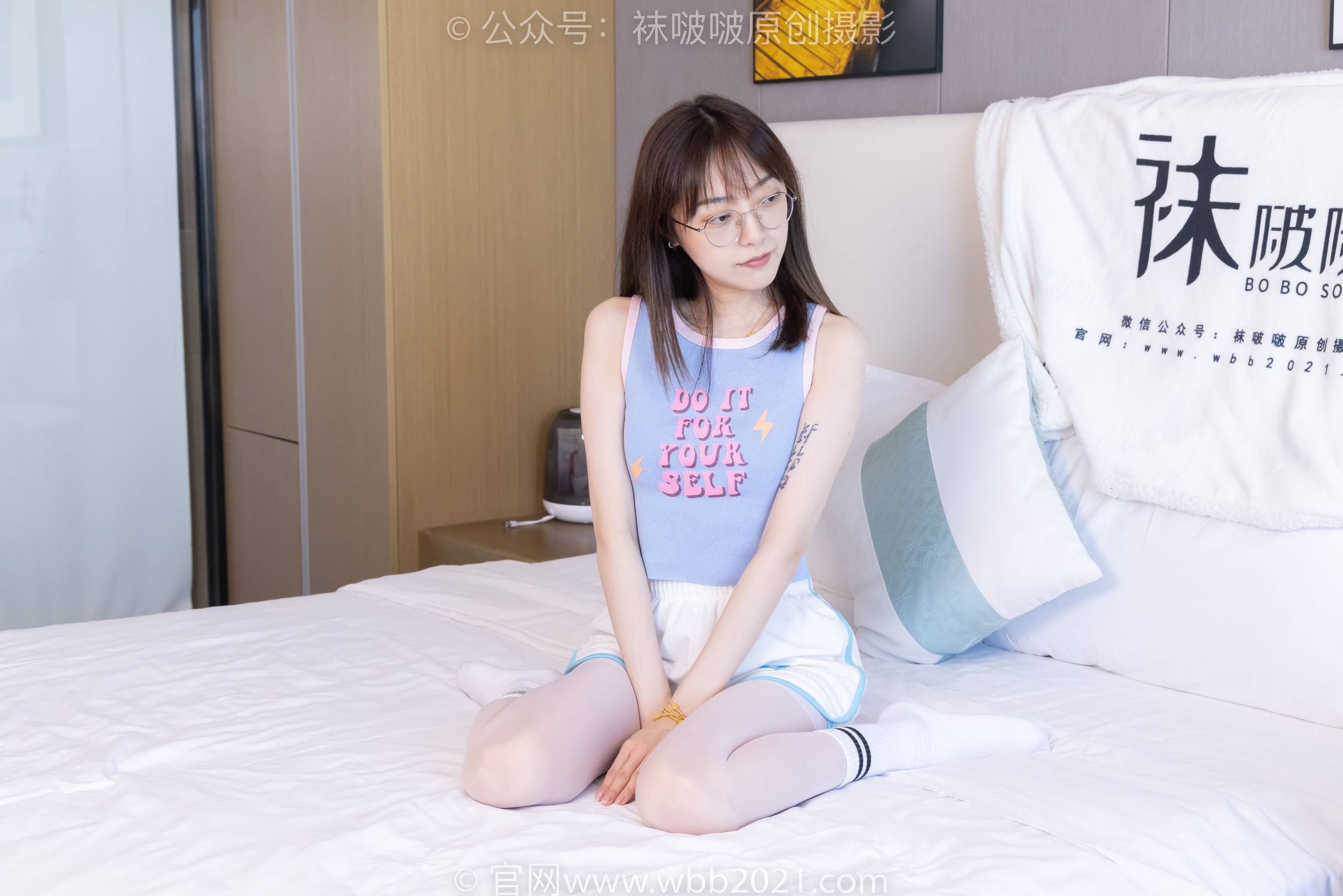 BoBoSocks袜啵啵 No.479 稚予 - 短靴、长筒白棉袜、白丝/(140P)