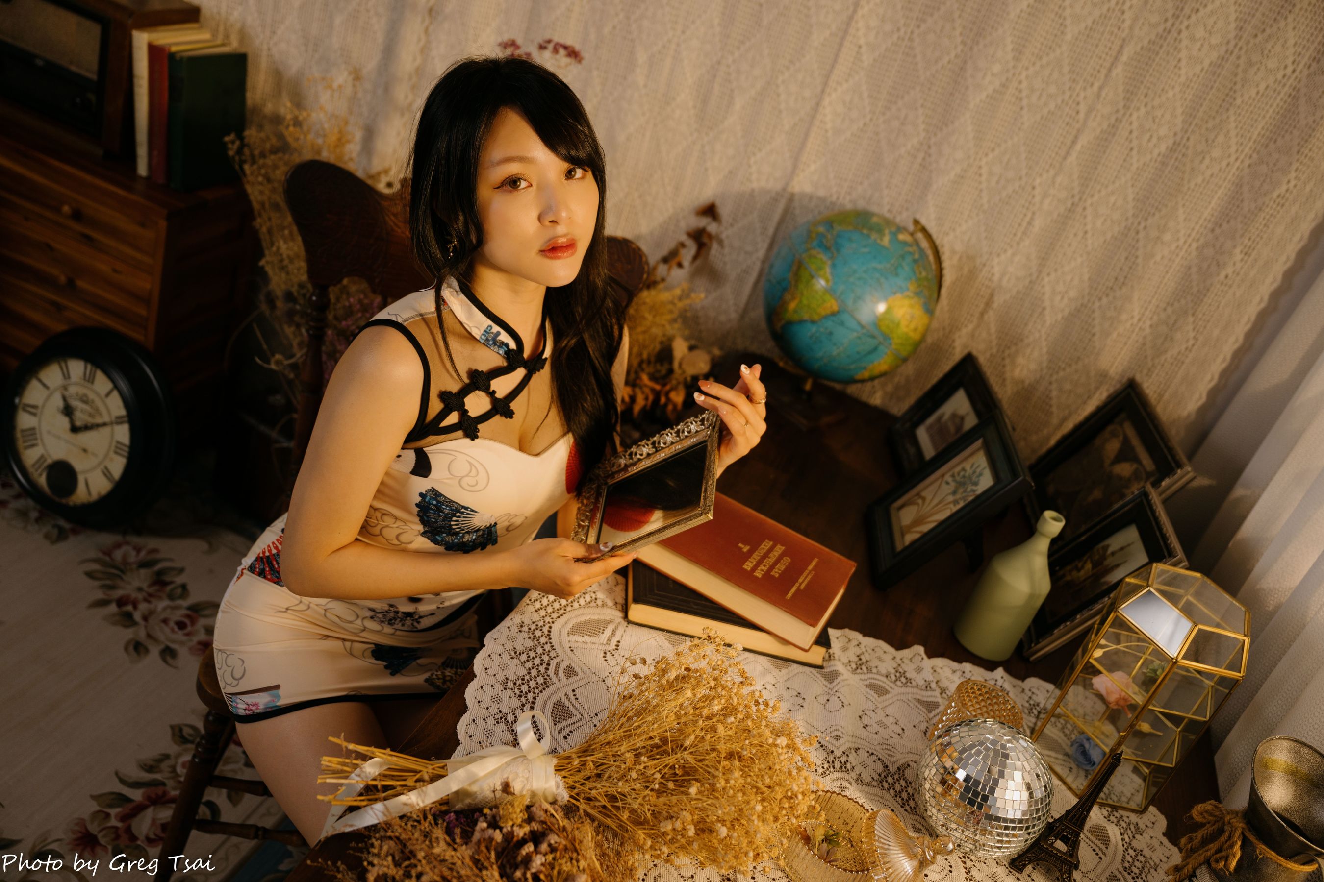Ashley - 旗袍棚拍/(56P)