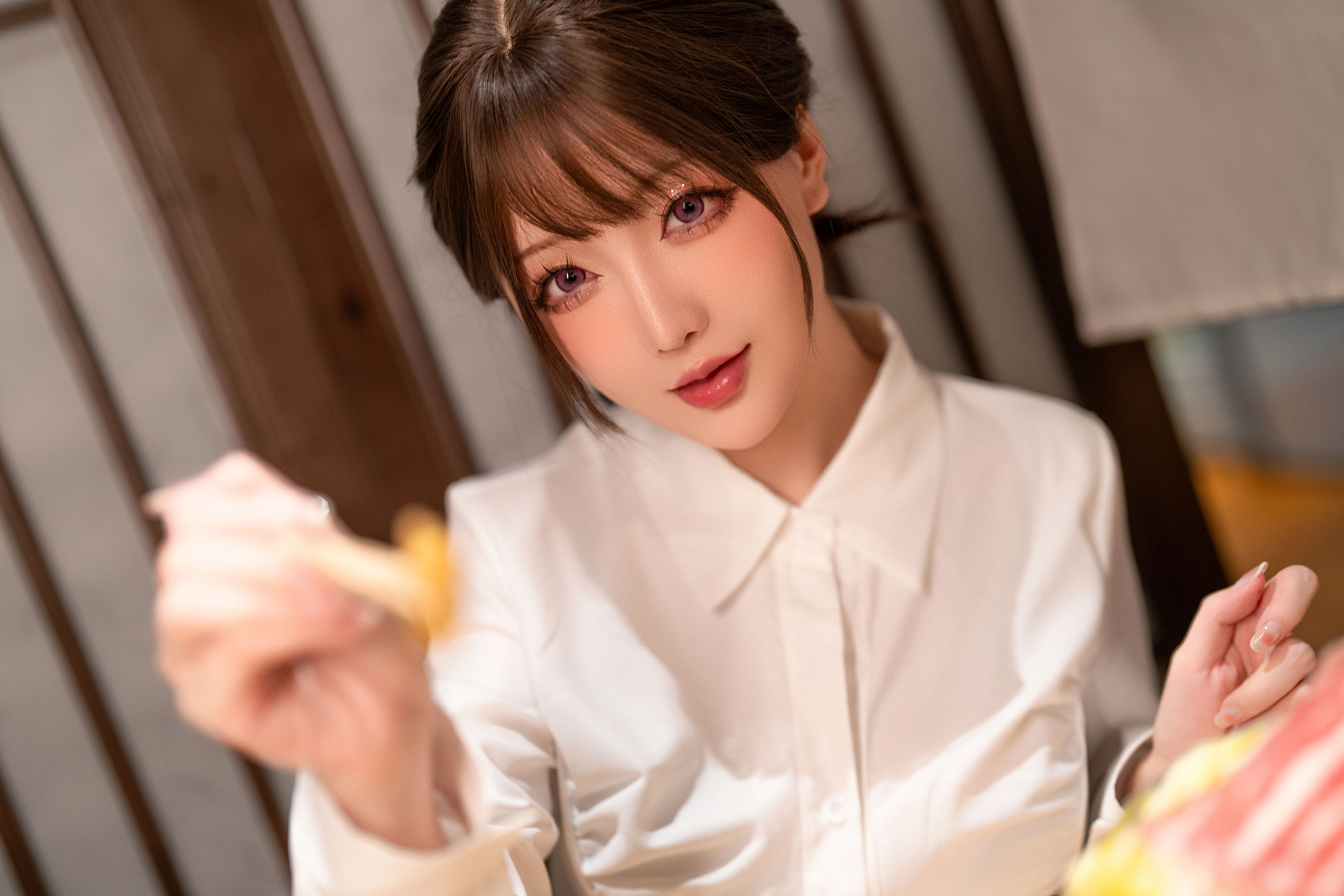 Coser小姐姐 星之迟迟 - 不胜酒力的新人后辈/(103P)