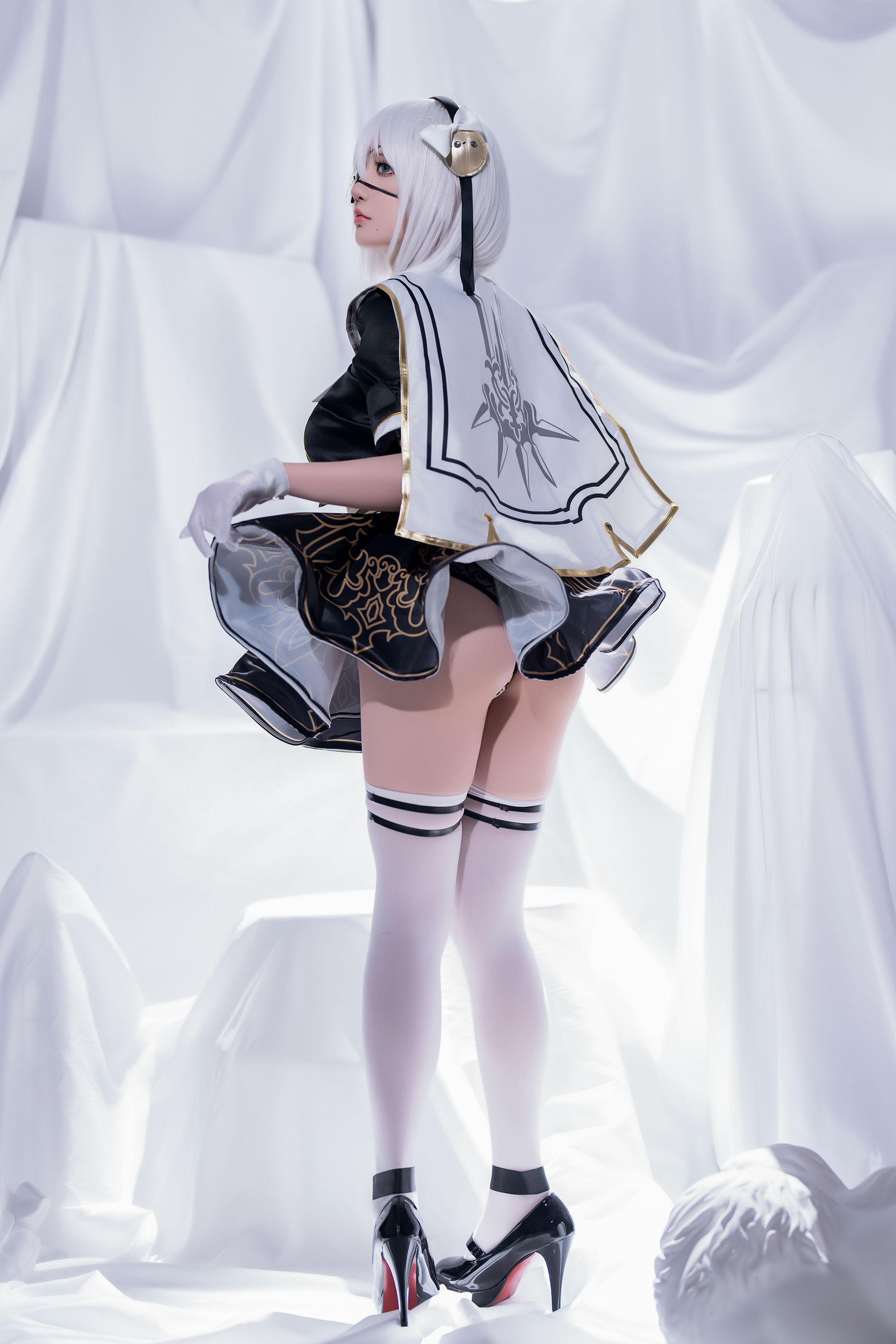 Coser小姐姐 星之迟迟 - 尼尔同人 2B学生服/(29P)