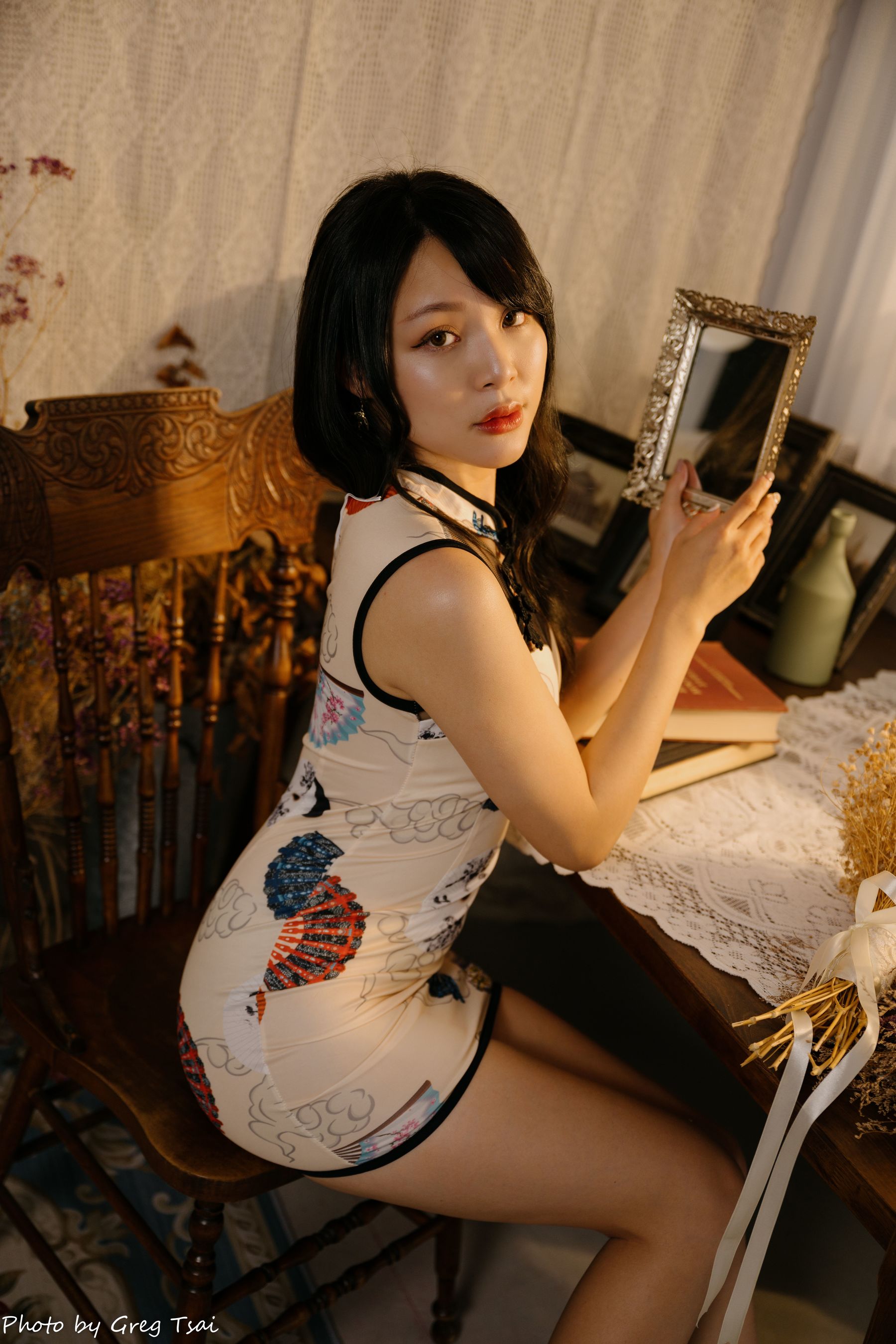 Ashley - 旗袍棚拍/(56P)