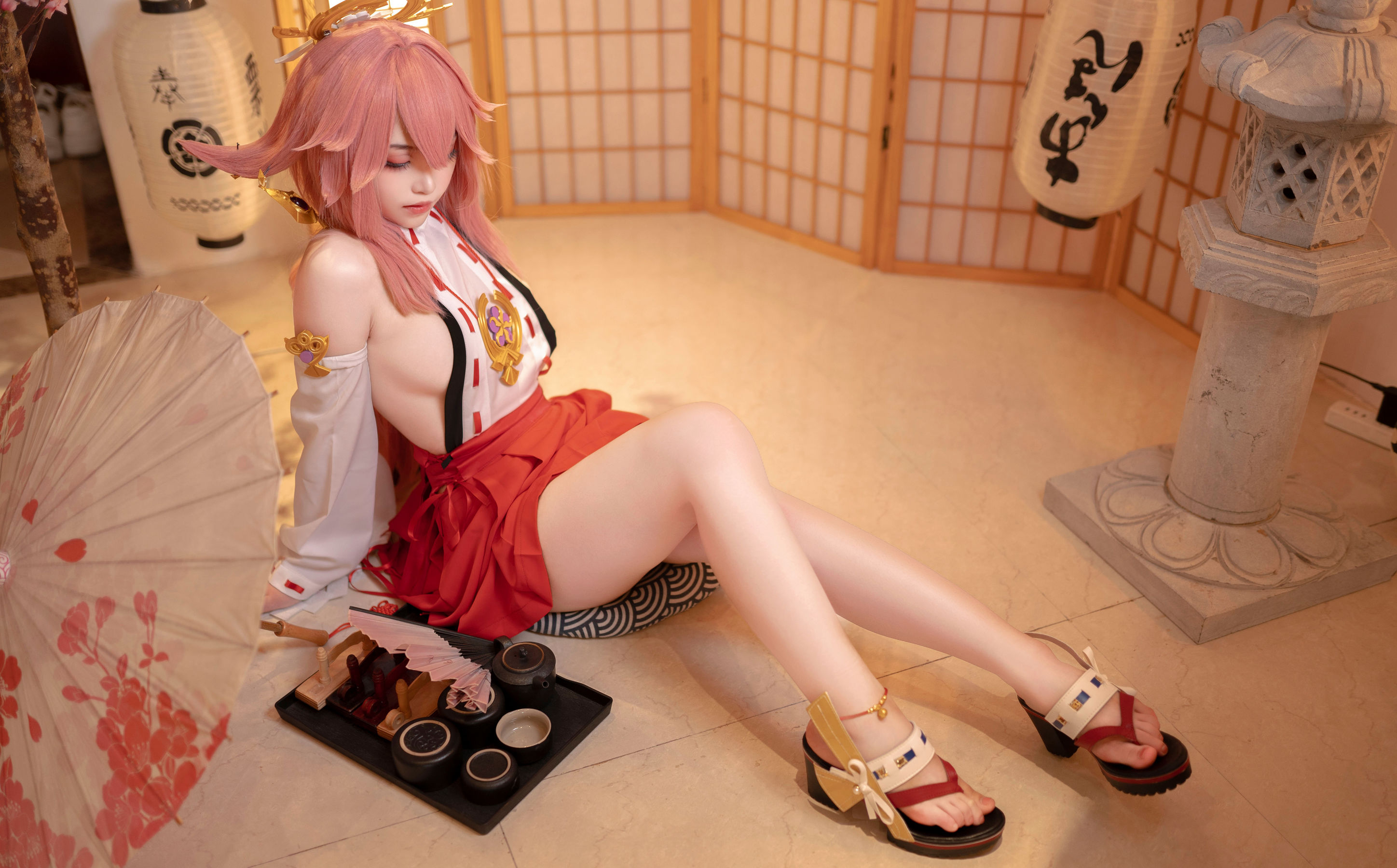 Bangni邦尼 - 原神 八重神子/(9P)