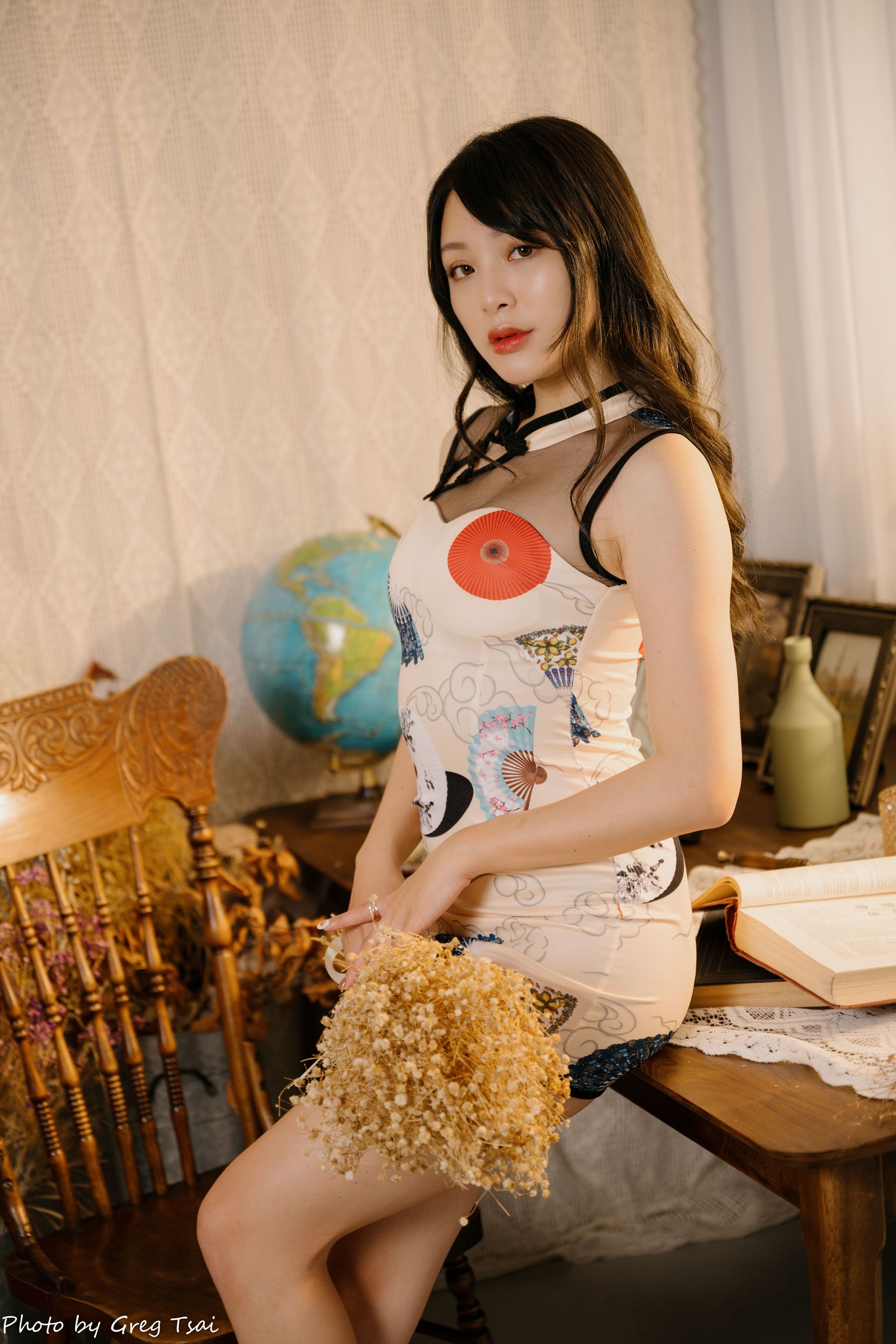 Ashley - 旗袍棚拍/(56P)