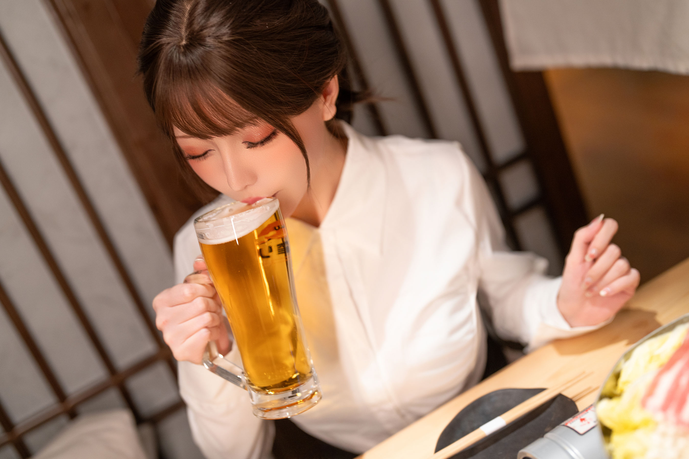 Coser小姐姐 星之迟迟 - 不胜酒力的新人后辈/(103P)