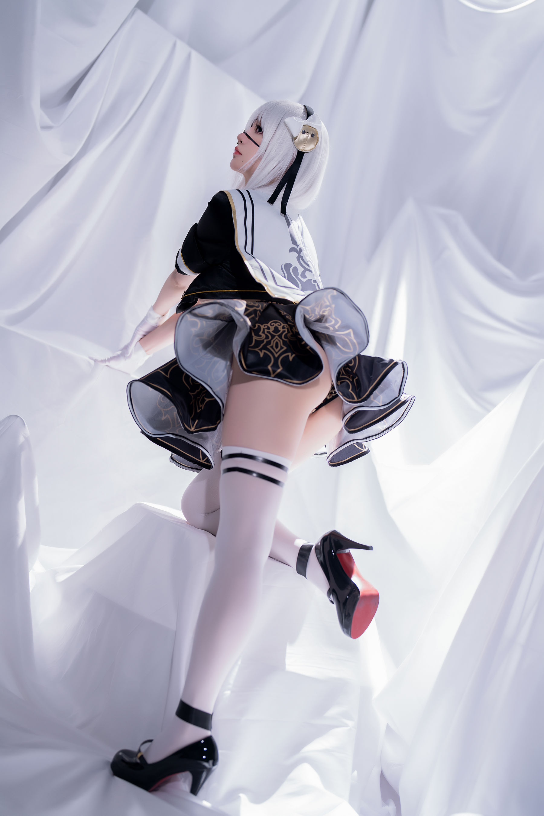 Coser小姐姐 星之迟迟 - 尼尔同人 2B学生服/(29P)