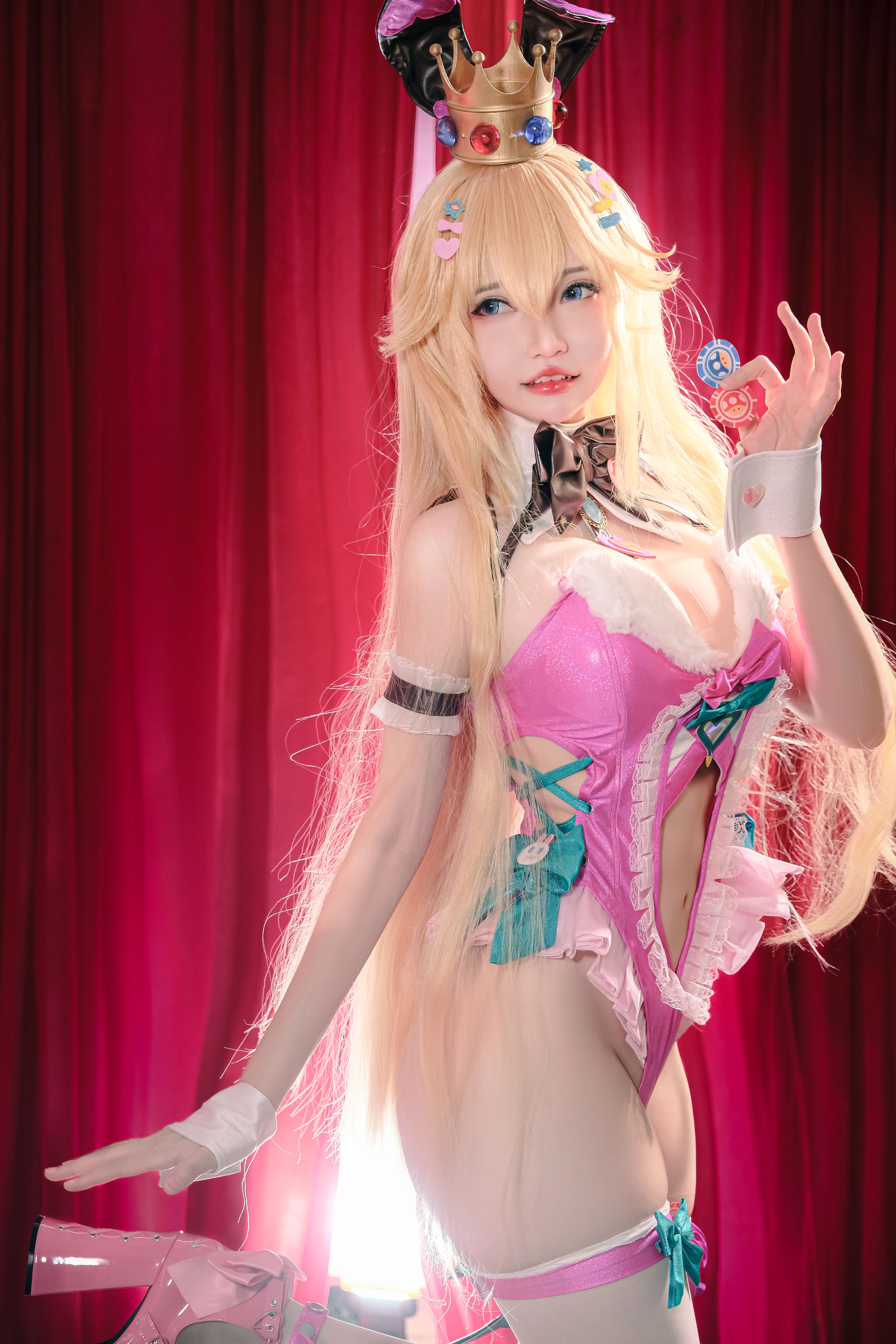 Coser小姐姐 Potato Godzilla - Peach Bunny Girl/(19P)
