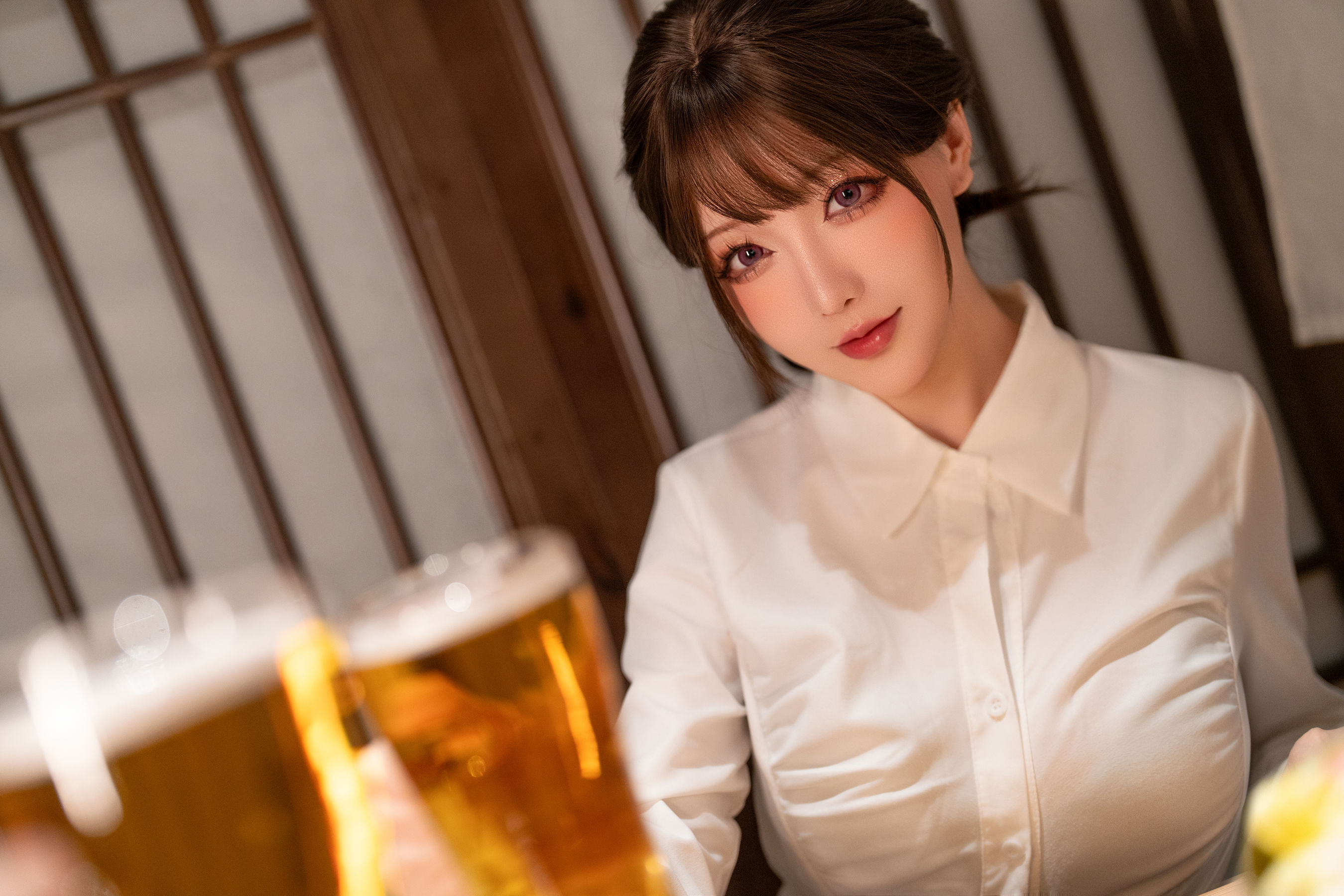 Coser小姐姐 星之迟迟 - 不胜酒力的新人后辈/(103P)