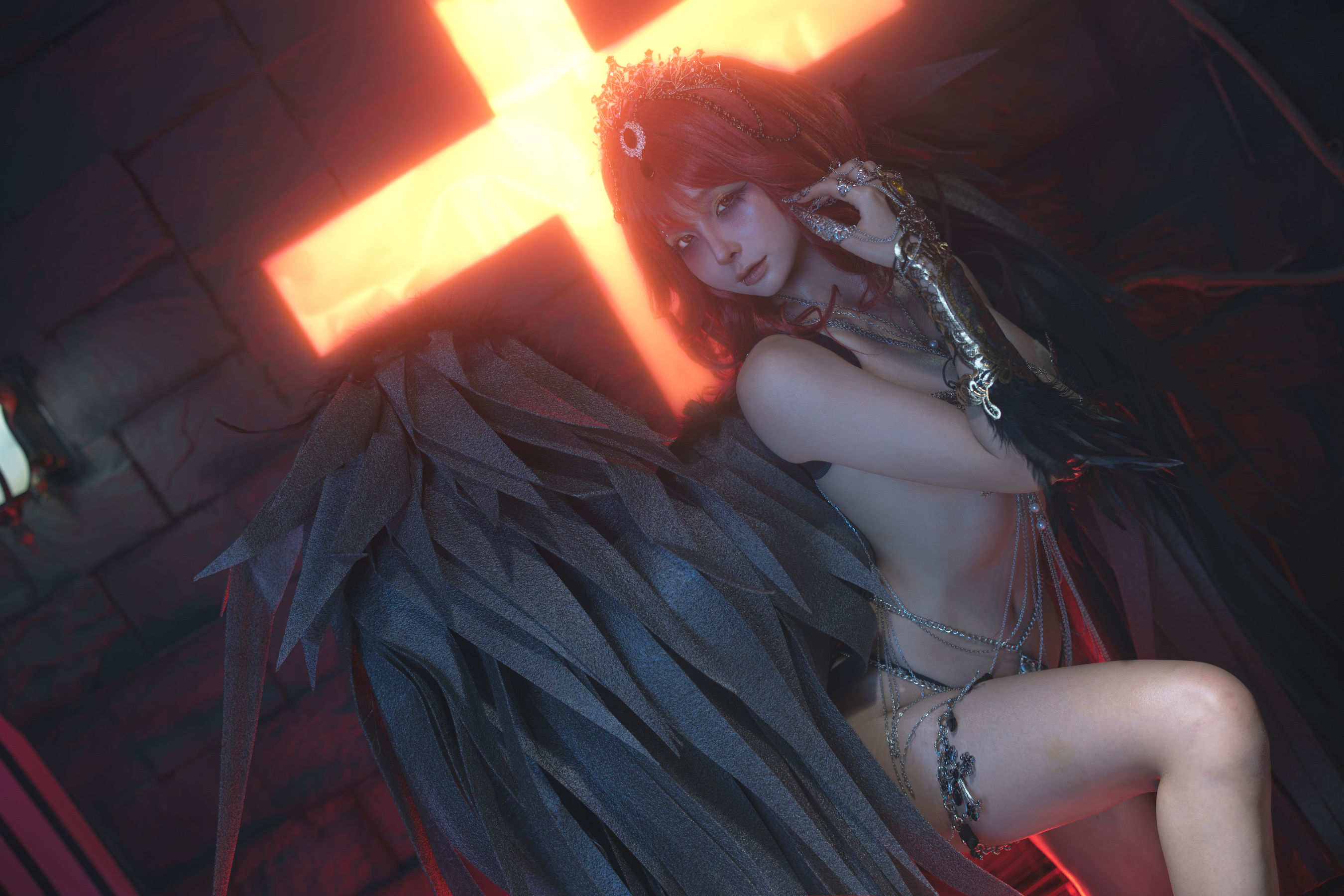 动漫博主蠢沫沫 - 黑天使/(187P)