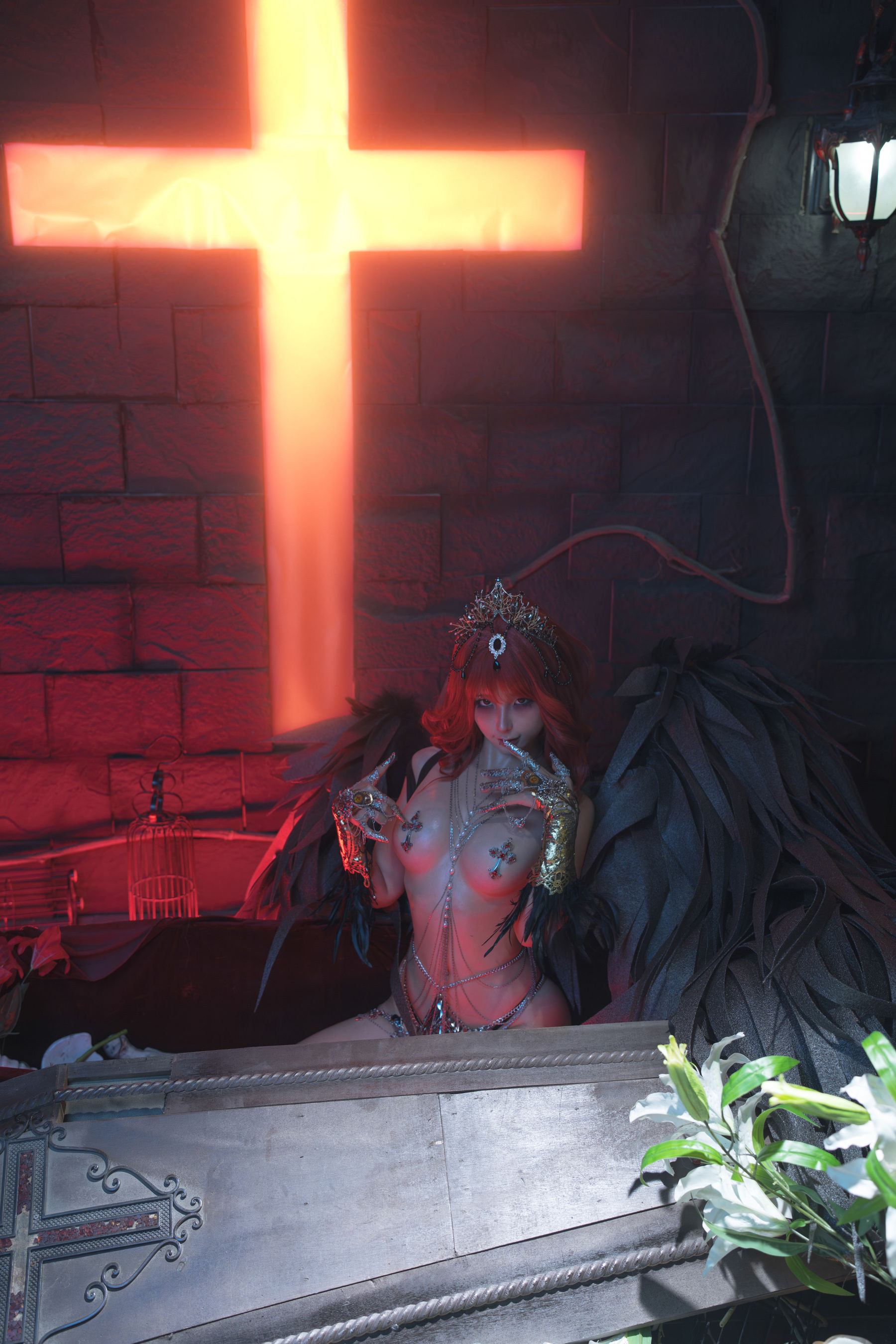 动漫博主蠢沫沫 - 黑天使/(187P)