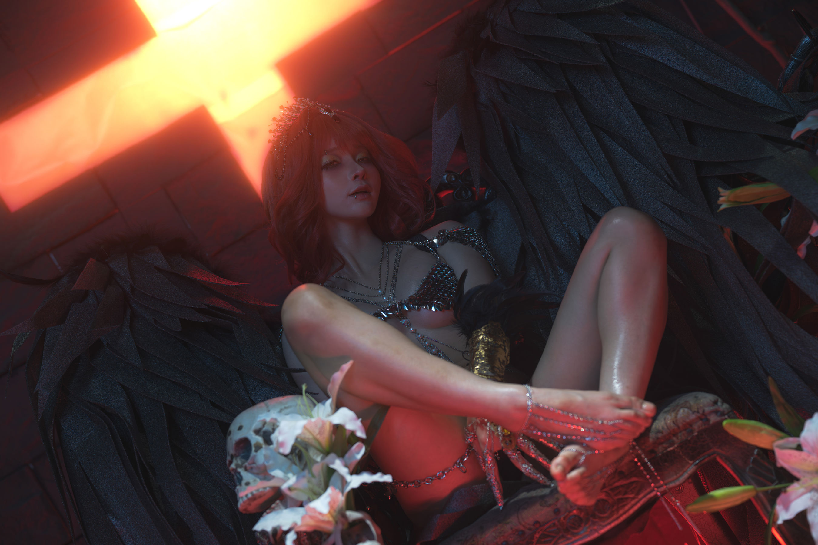 动漫博主蠢沫沫 - 黑天使/(187P)