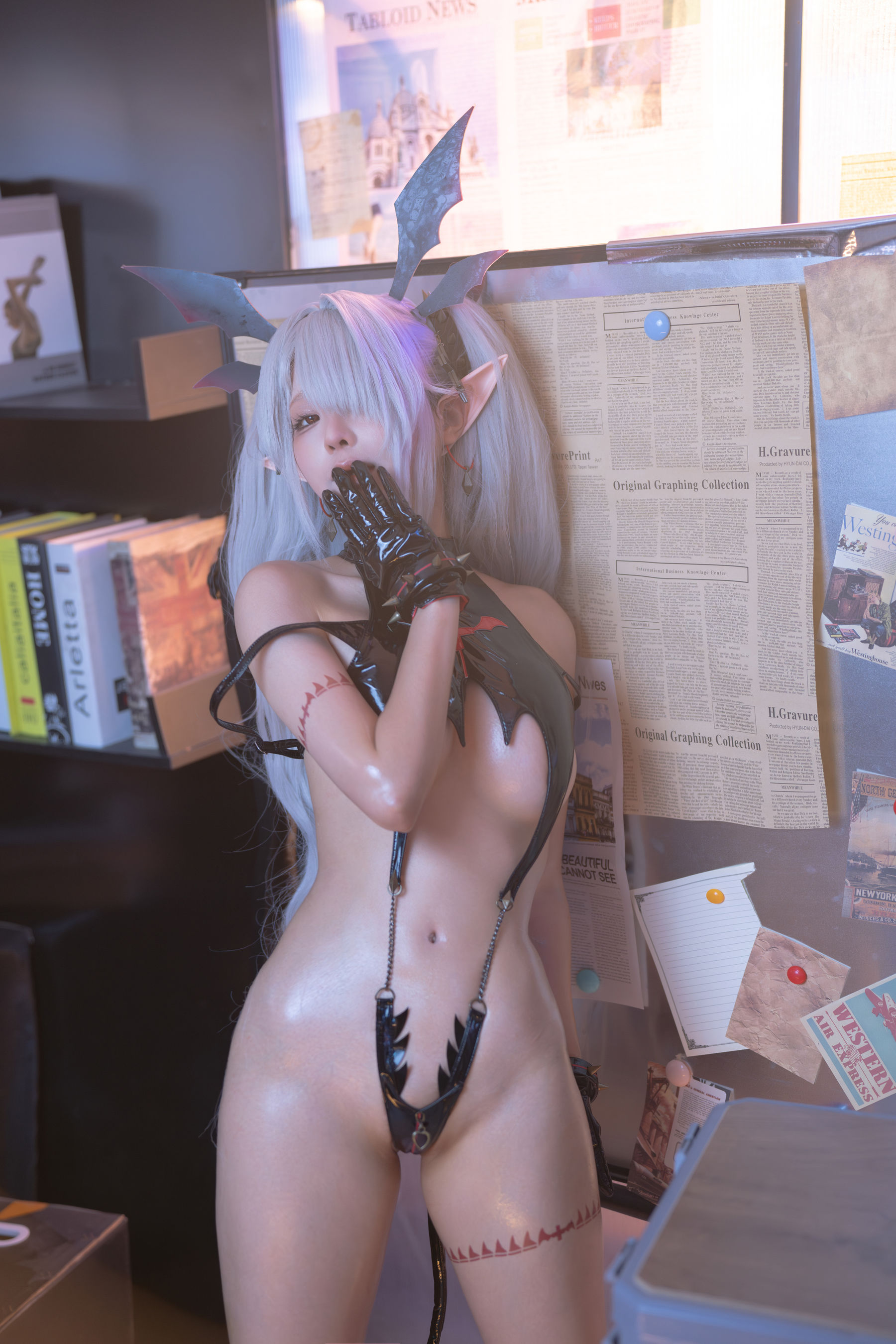 动漫博主蠢沫沫 - 银镜伊织/(132P)