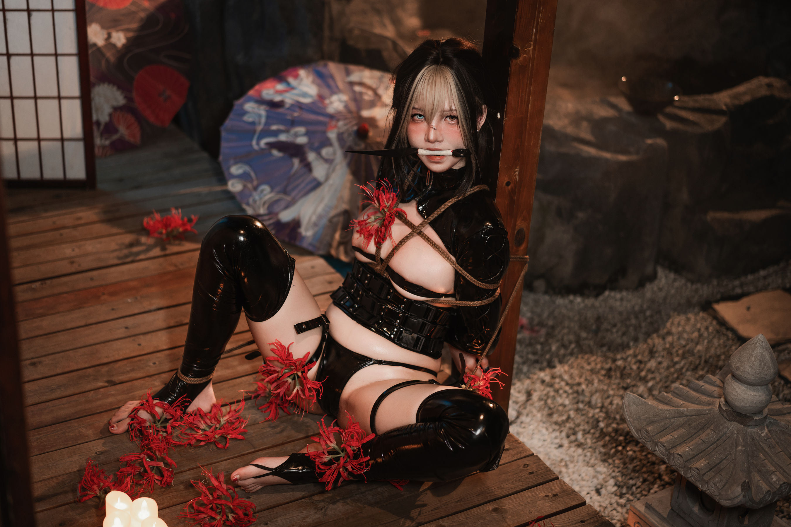 鬼马少女阿薰kaOri - 战败忍者/(94P)