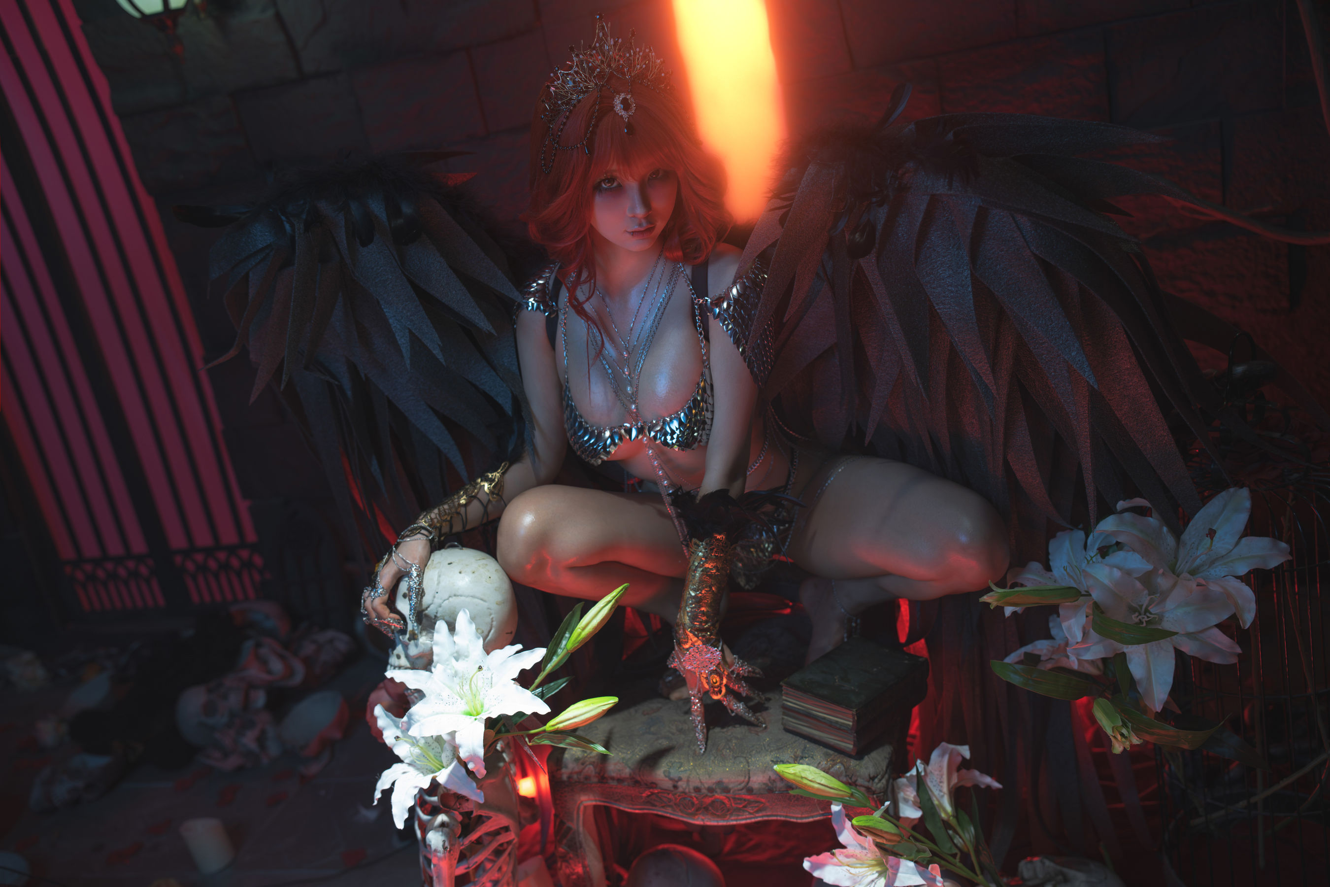 动漫博主蠢沫沫 - 黑天使/(187P)