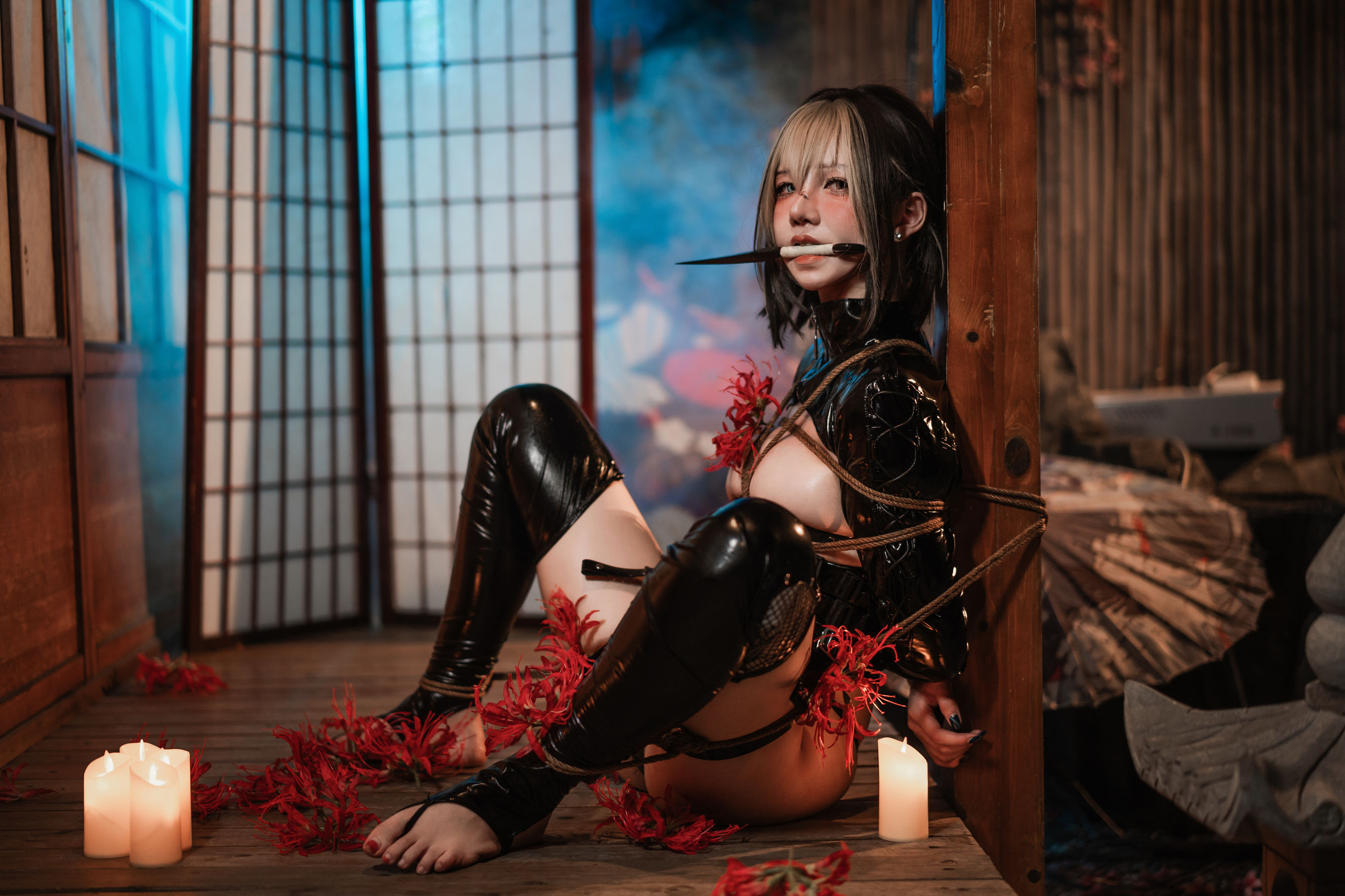 鬼马少女阿薰kaOri - 战败忍者/(94P)