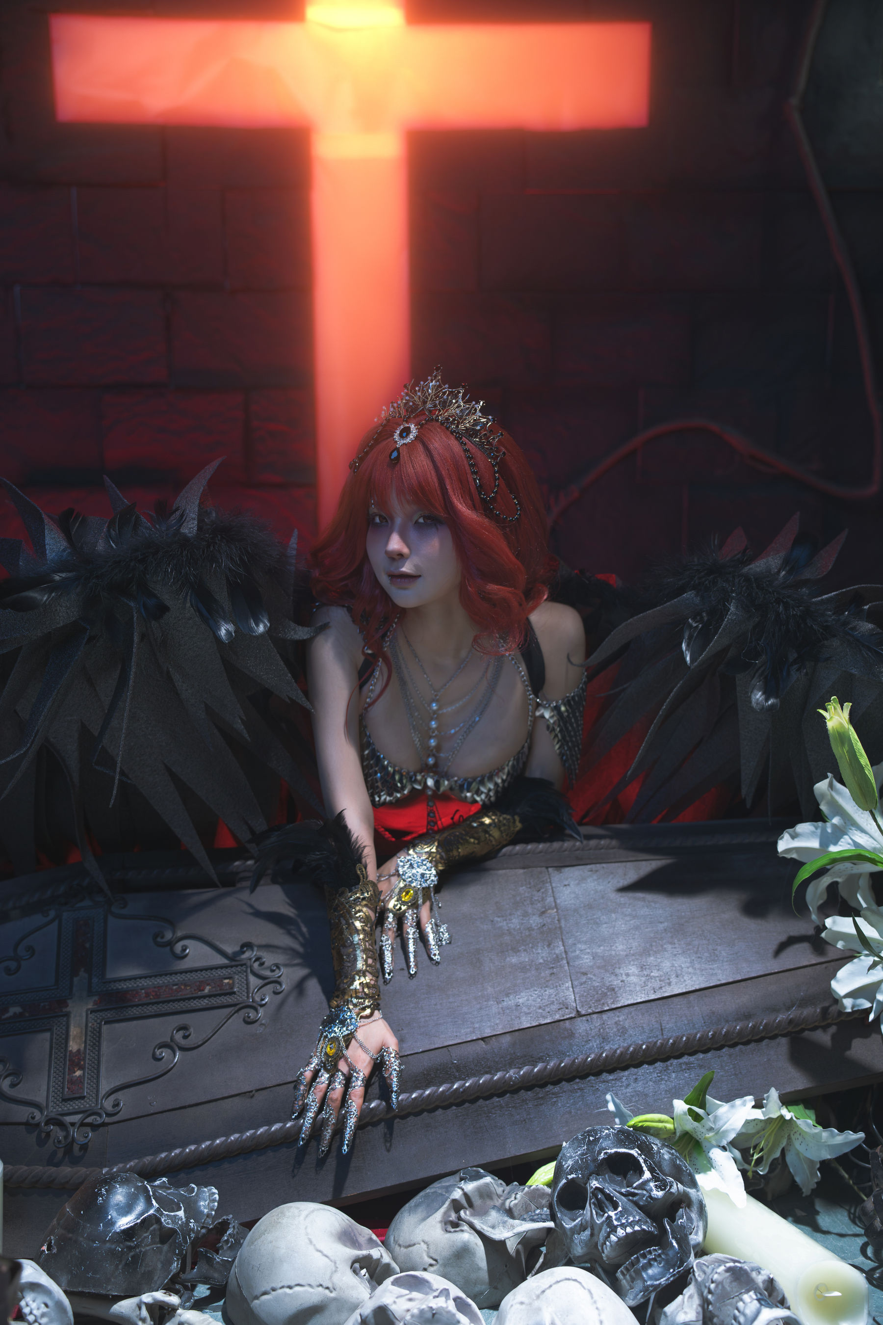 动漫博主蠢沫沫 - 黑天使/(187P)