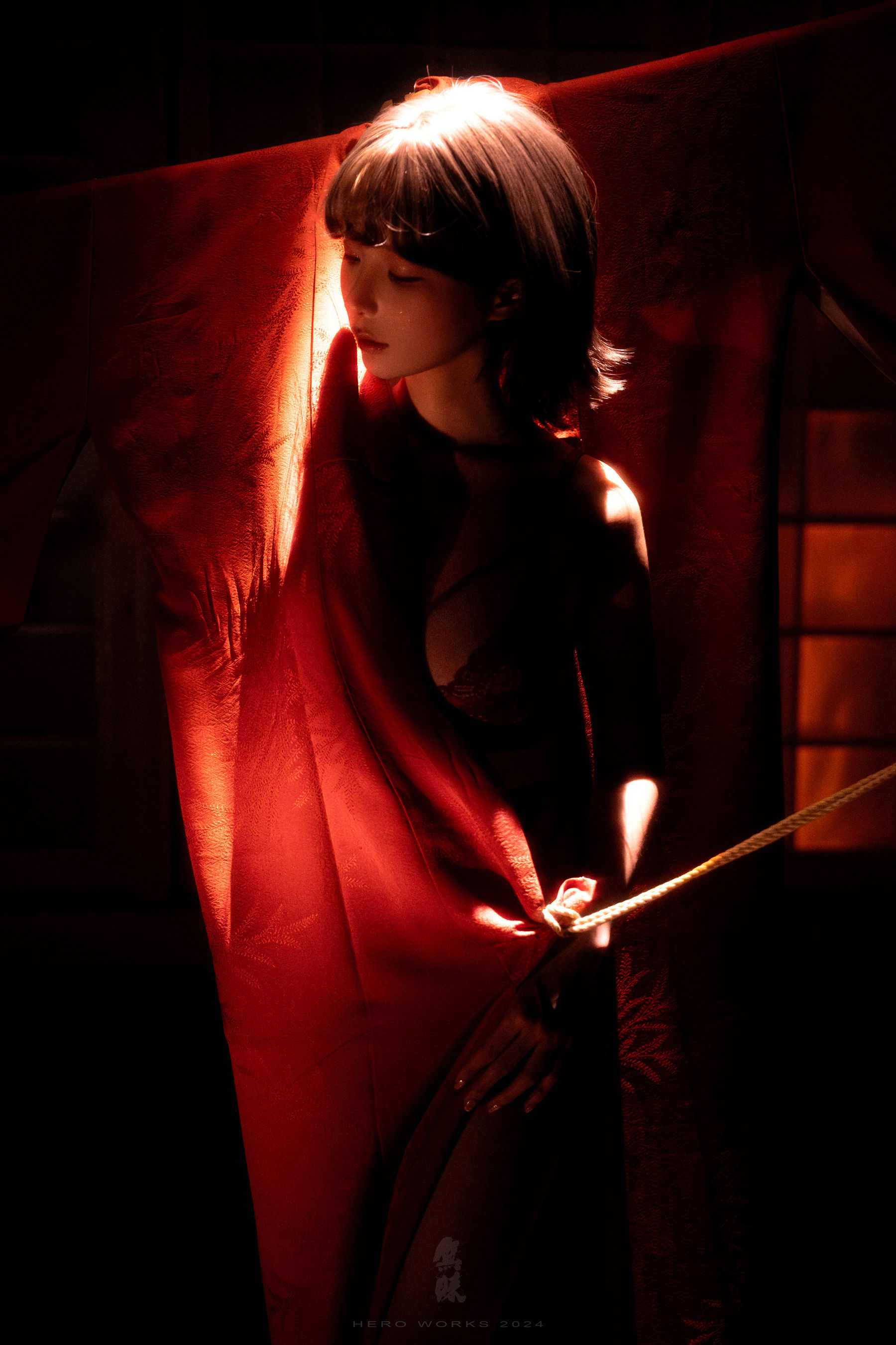 动漫博主蠢沫沫 - 绳/(23P)