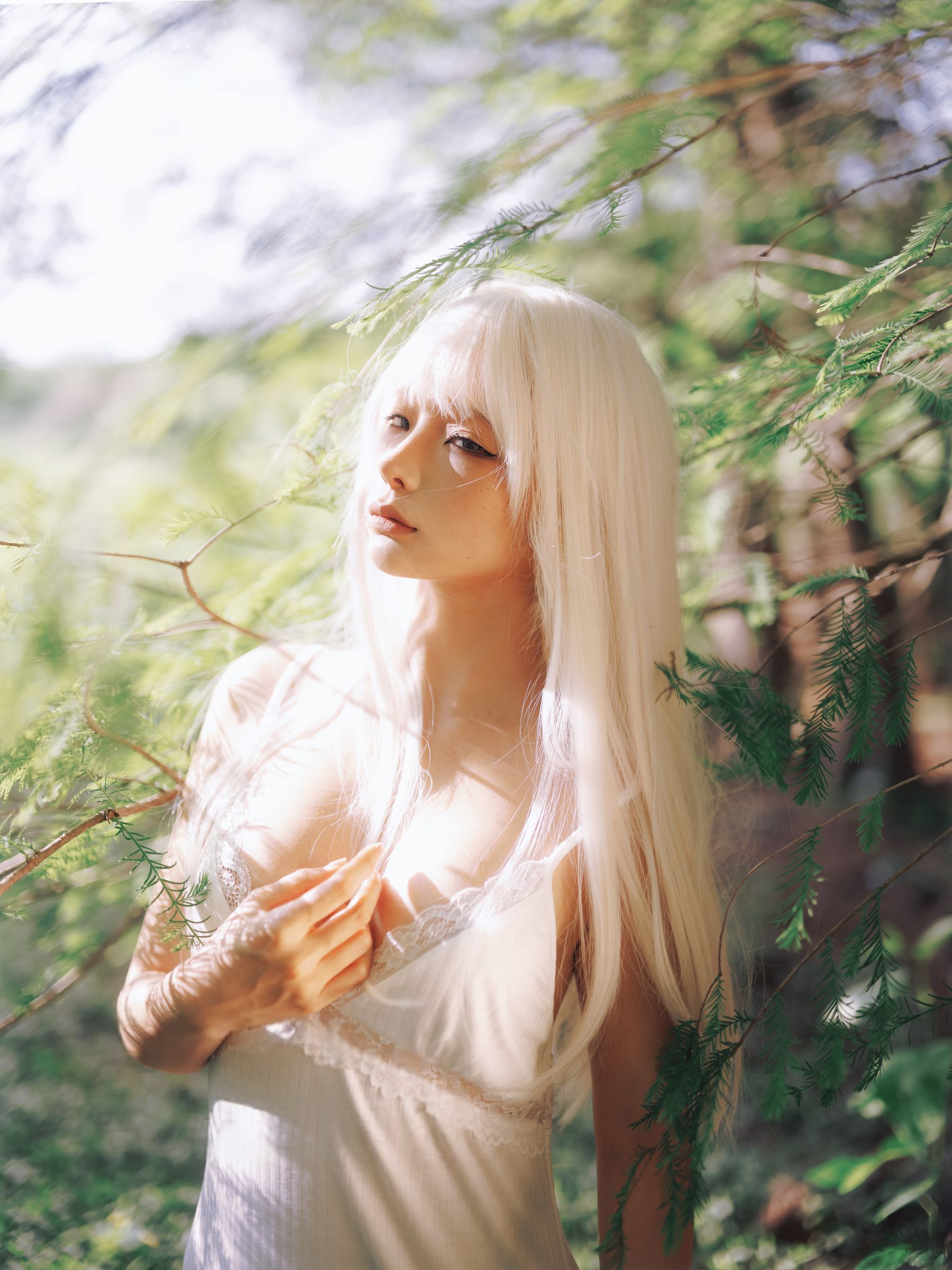 动漫博主蠢沫沫 - 绳 白发/(16P)