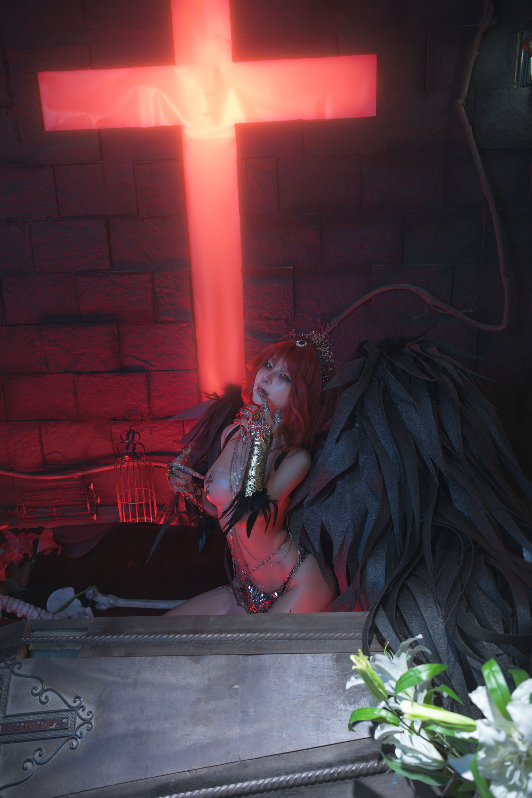 动漫博主蠢沫沫 - 黑天使/(187P)