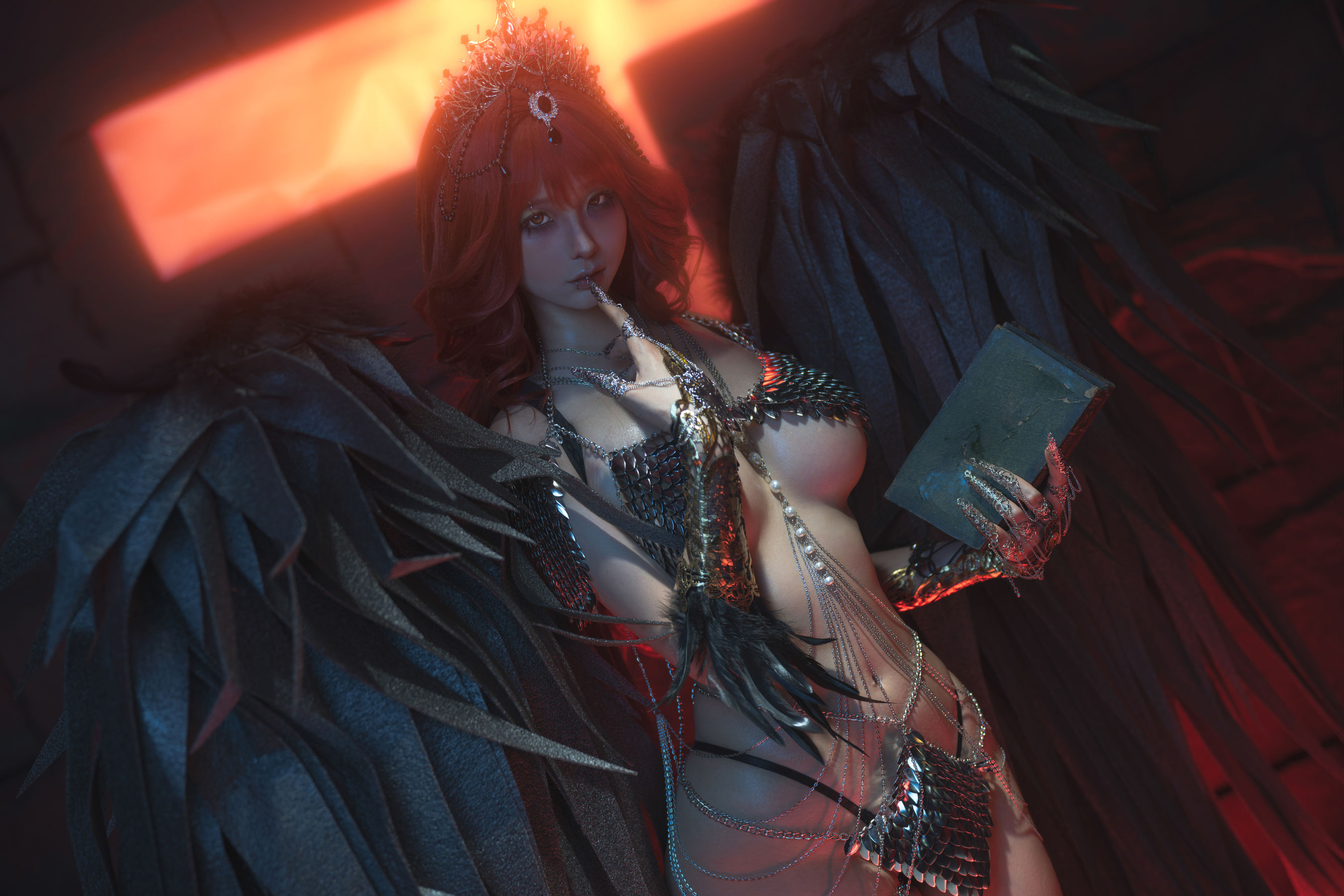 动漫博主蠢沫沫 - 黑天使/(187P)