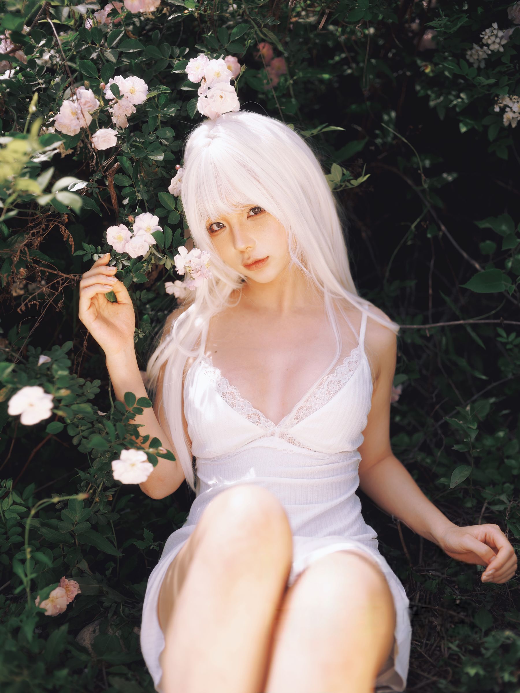 动漫博主蠢沫沫 - 绳 白发/(16P)