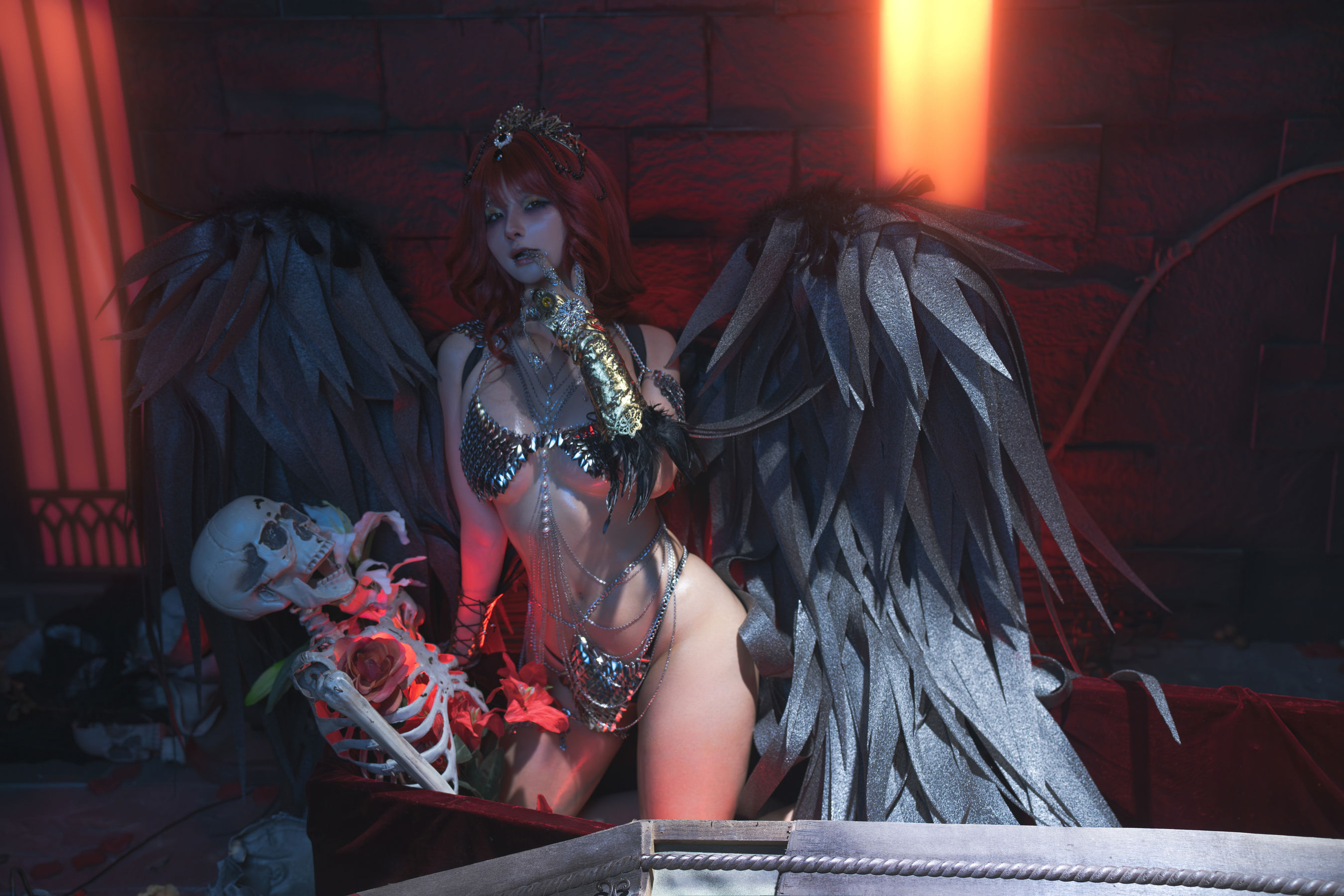 动漫博主蠢沫沫 - 黑天使/(187P)