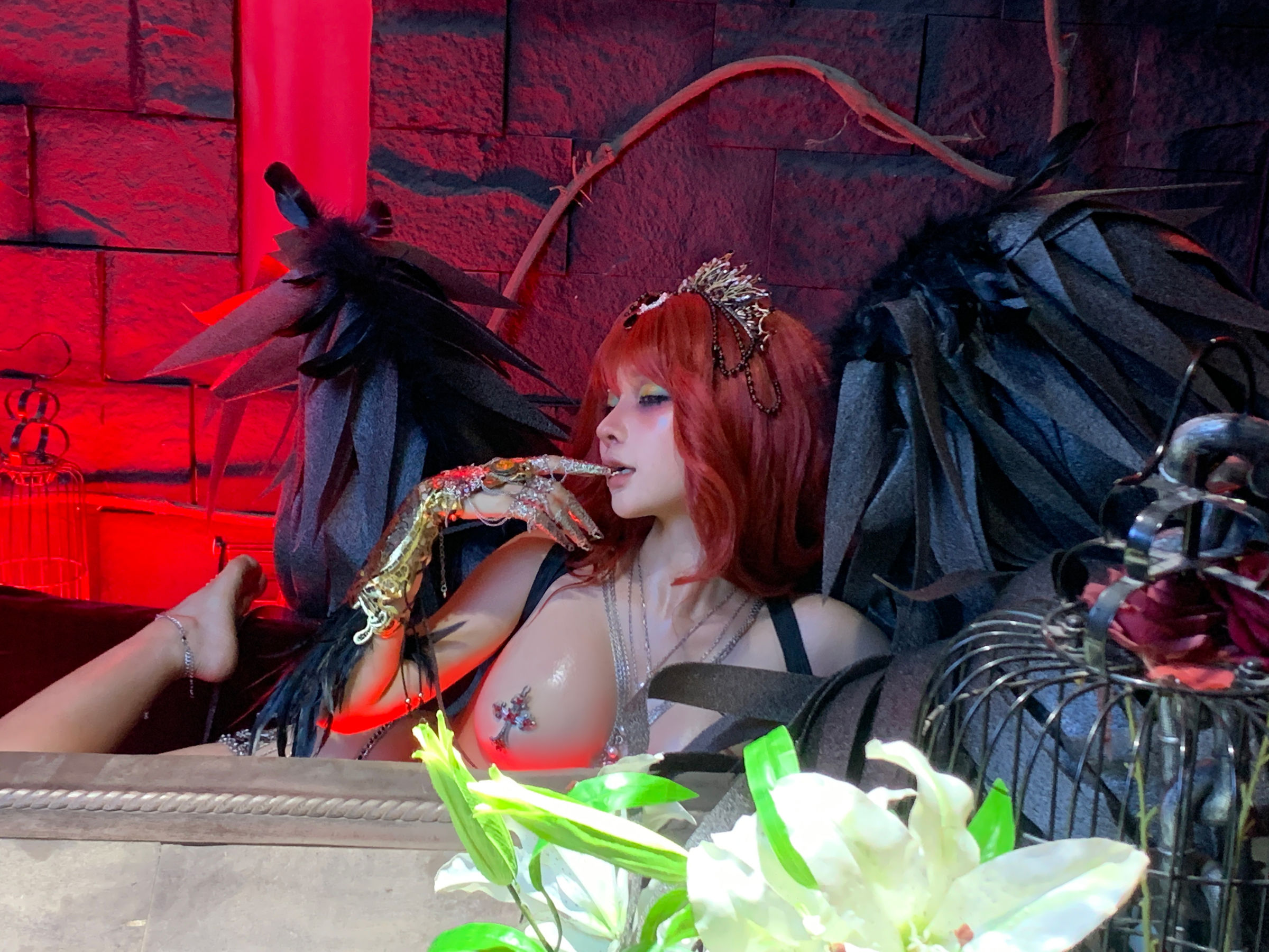 动漫博主蠢沫沫 - 黑天使/(187P)