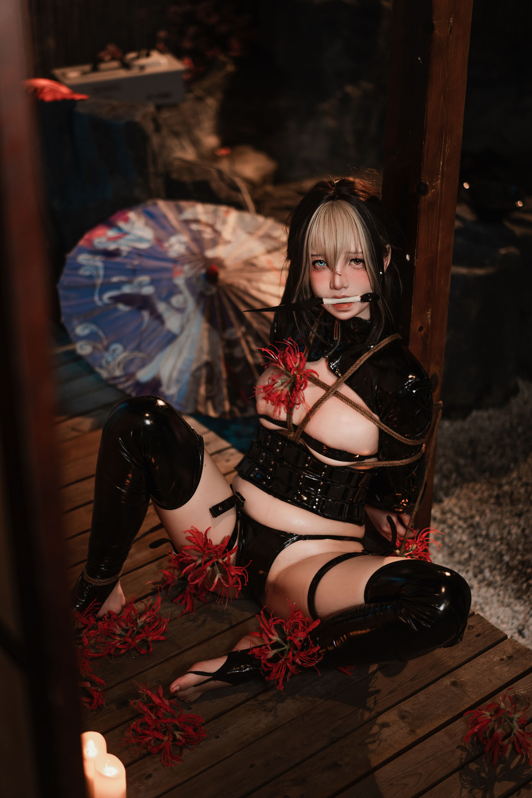 鬼马少女阿薰kaOri - 战败忍者/(94P)