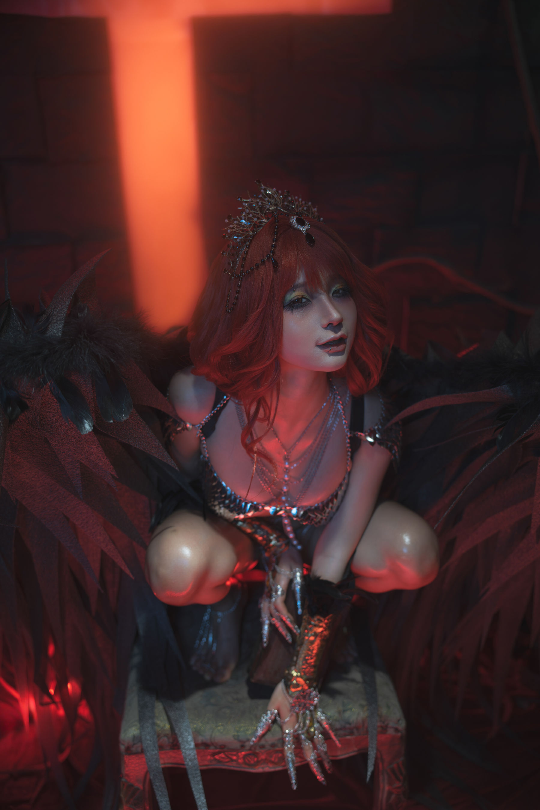 动漫博主蠢沫沫 - 黑天使/(187P)