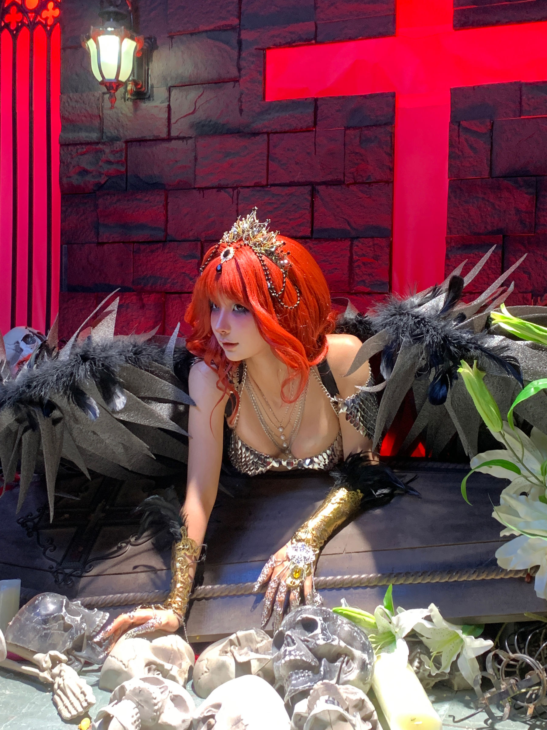 动漫博主蠢沫沫 - 黑天使/(187P)