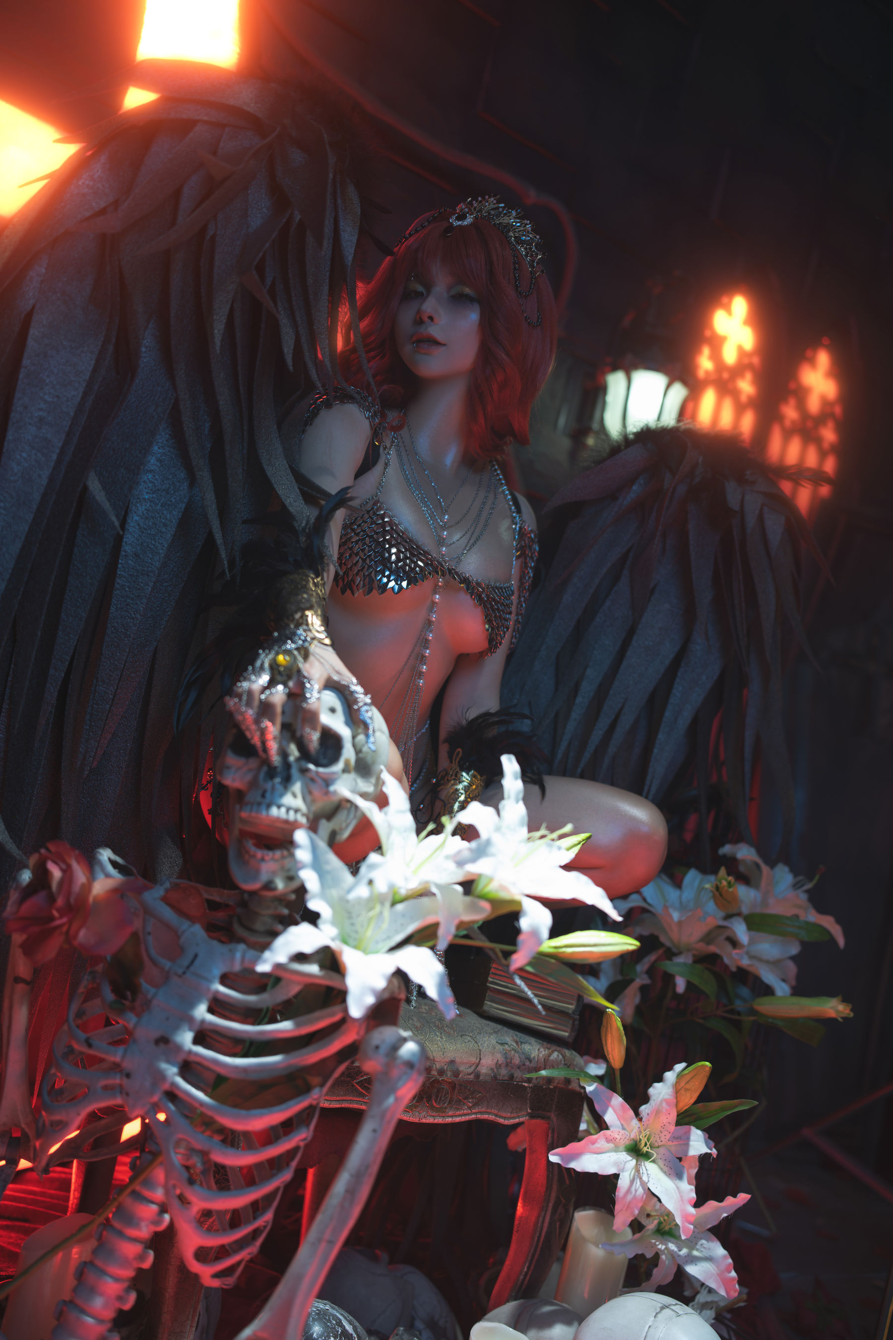 动漫博主蠢沫沫 - 黑天使/(187P)