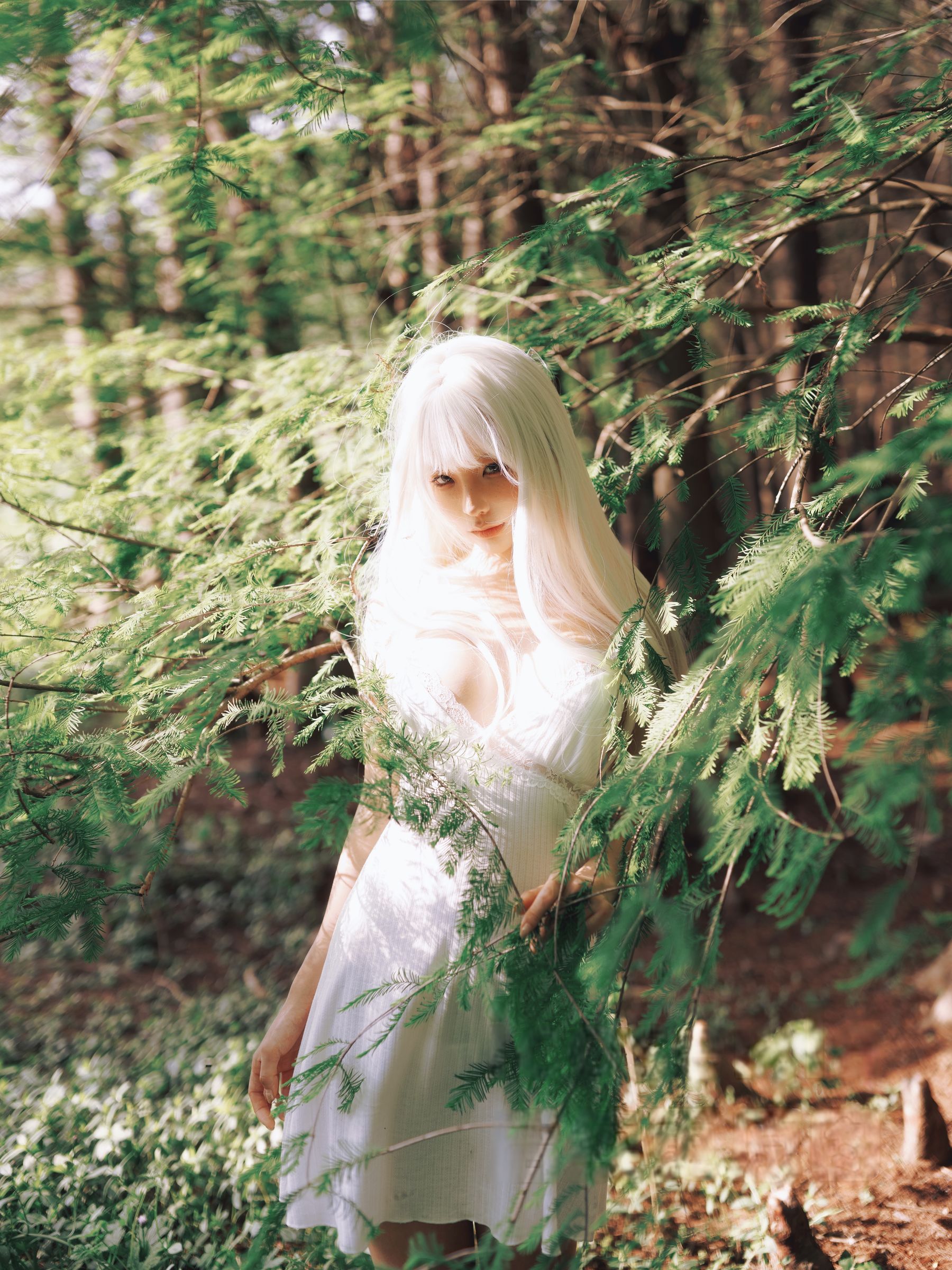 动漫博主蠢沫沫 - 绳 白发/(16P)