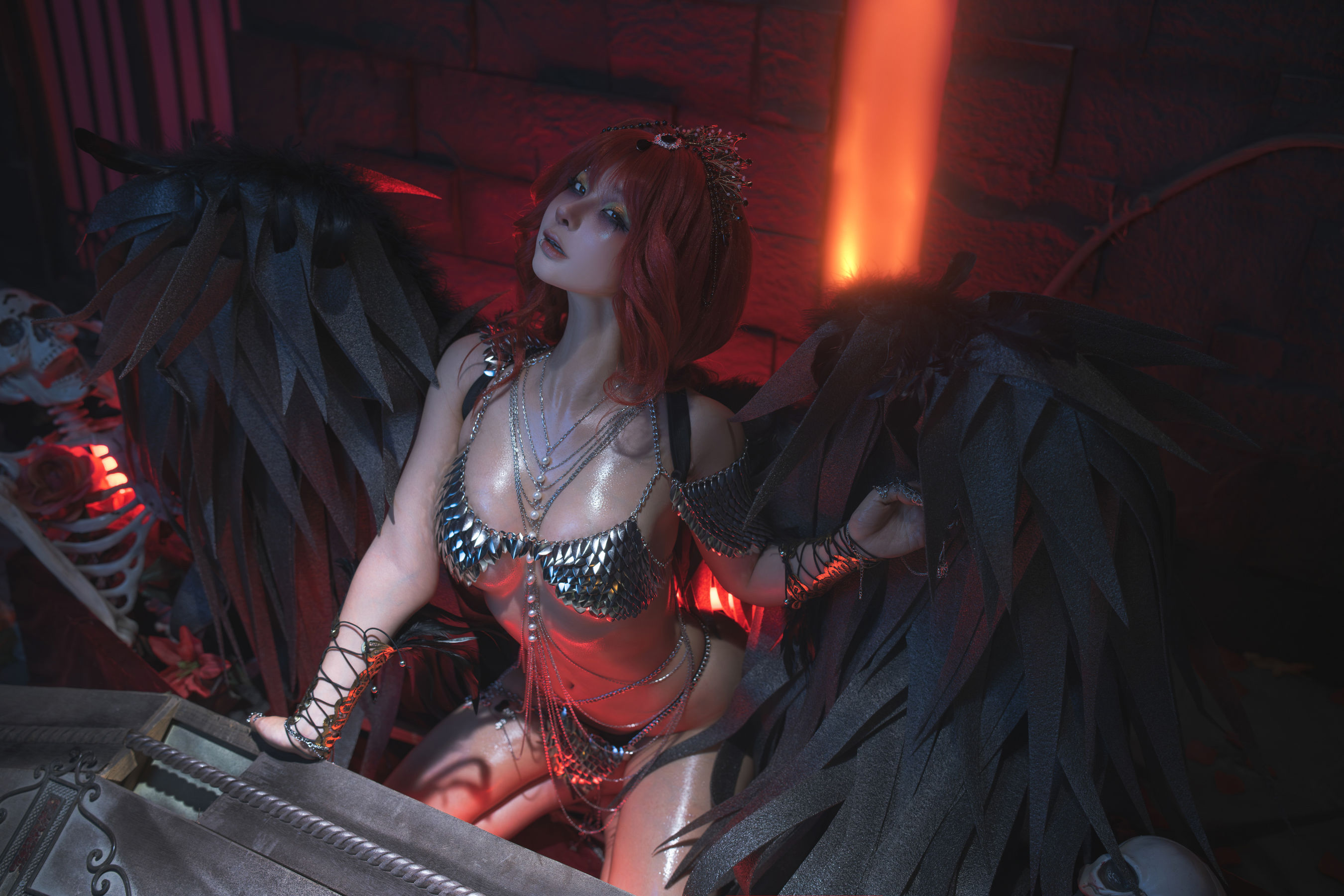 动漫博主蠢沫沫 - 黑天使/(187P)