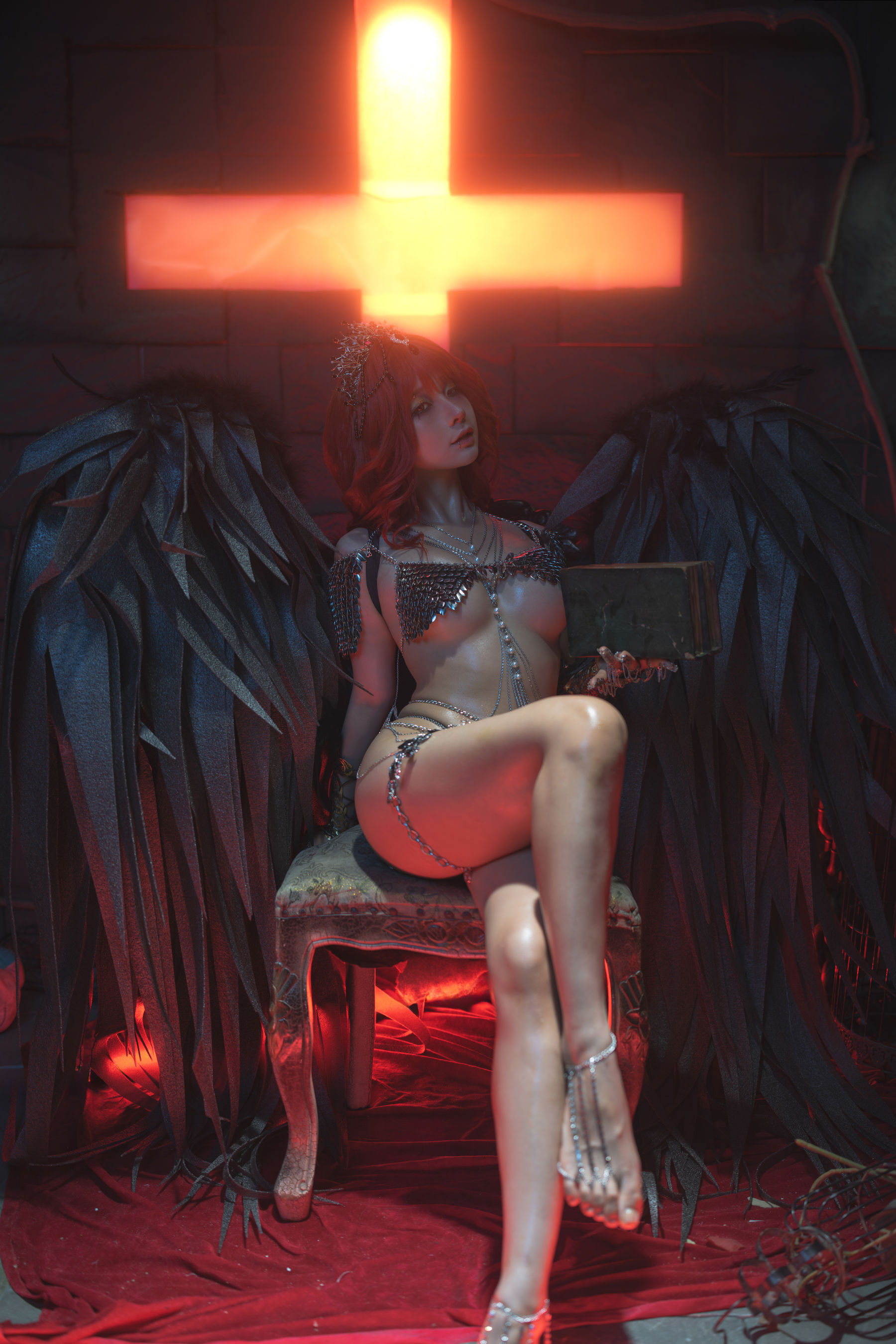 动漫博主蠢沫沫 - 黑天使/(187P)